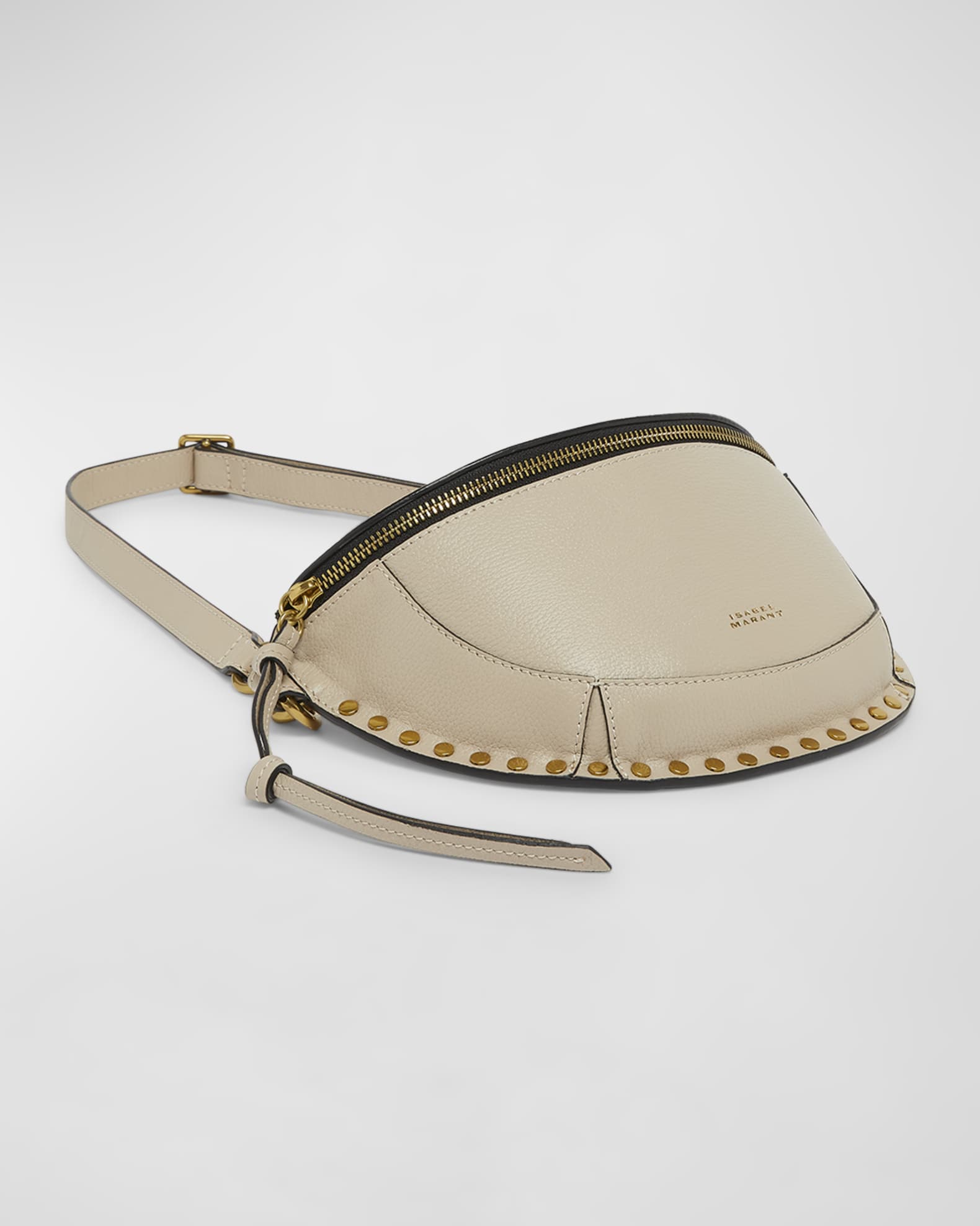 Skano Studded Leather Shoulder Bag 1