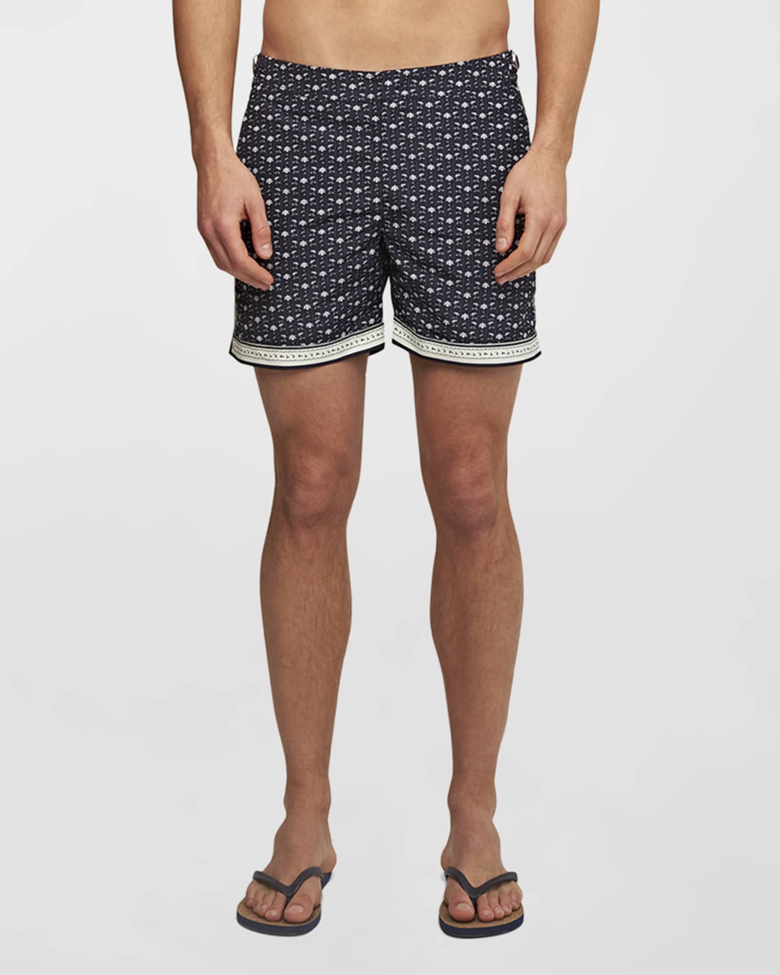 Orlebar Brown Men's Bulldog Bandana Swim Shorts Neiman Marcus