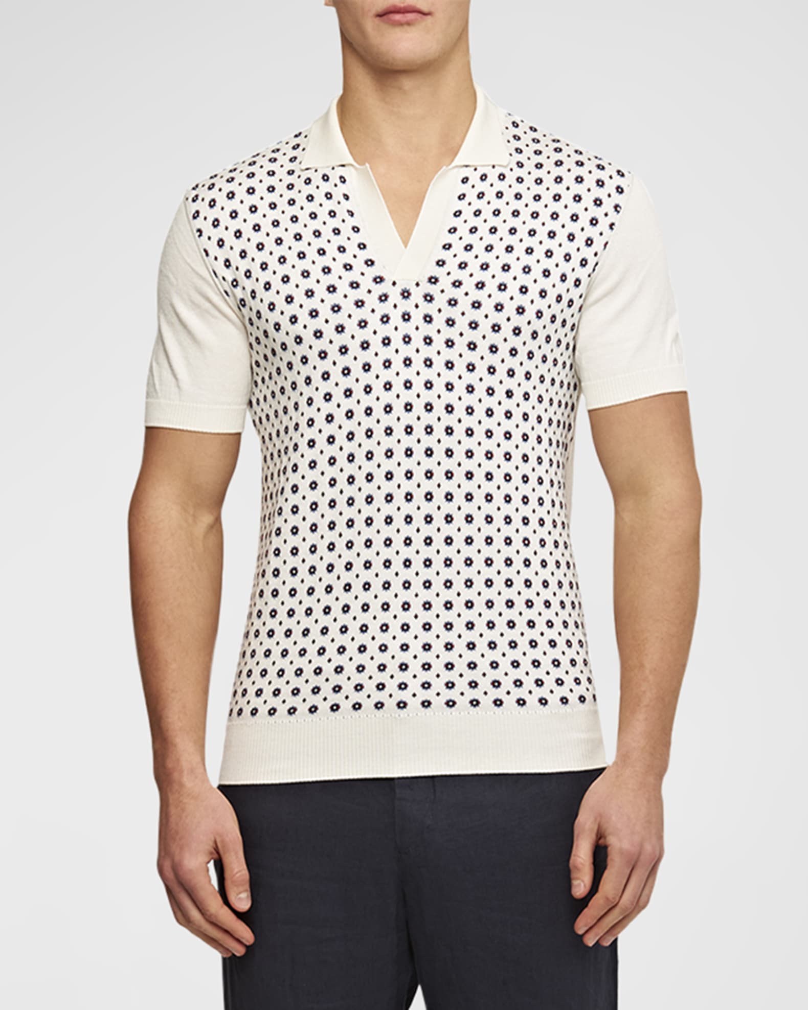 Louis Vuitton Light And Dark Checkerboard Mix Black Polo Shirt