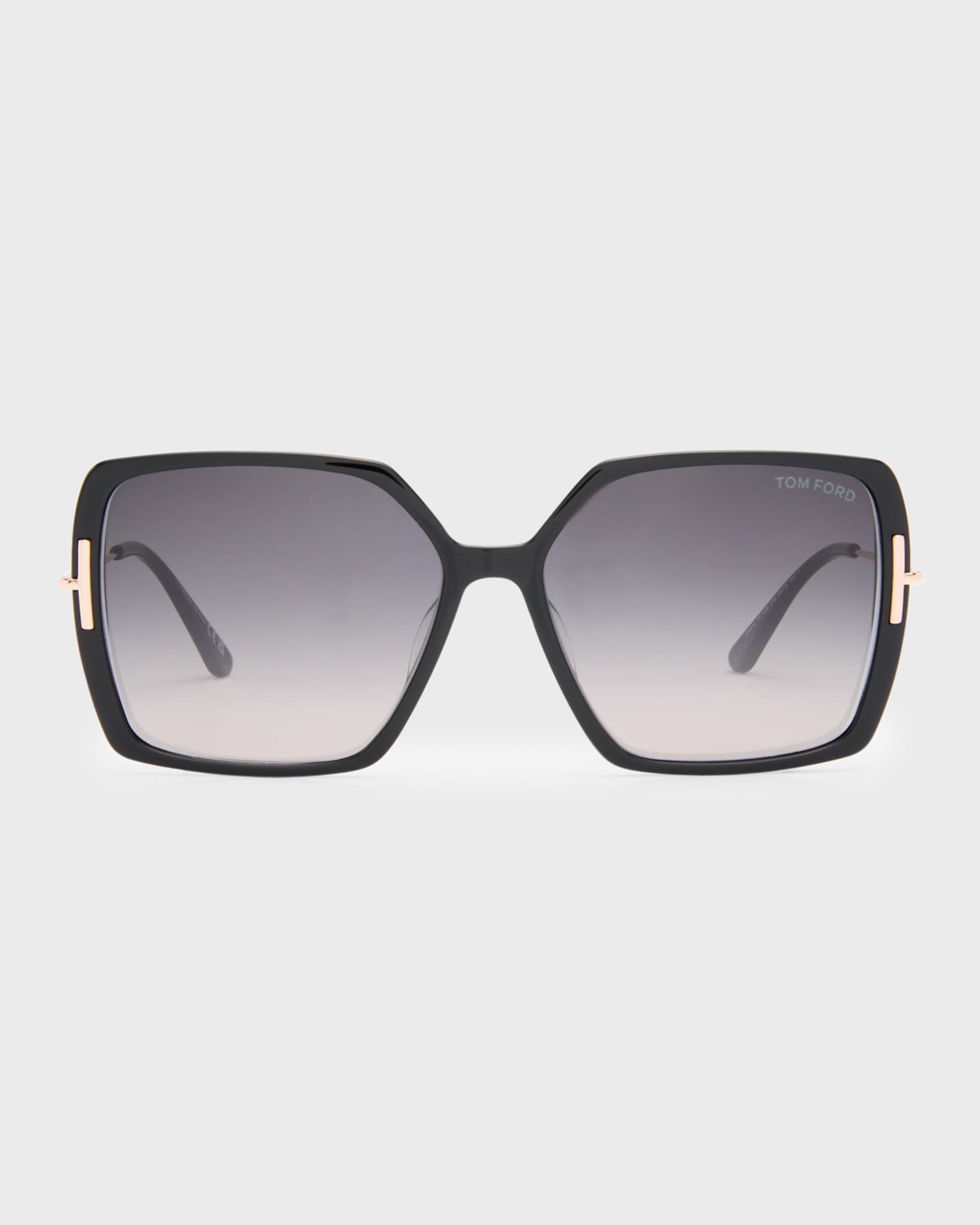 TOM FORD Joanna Mixed-Media Butterfly Sunglasses | Neiman Marcus display picture 3