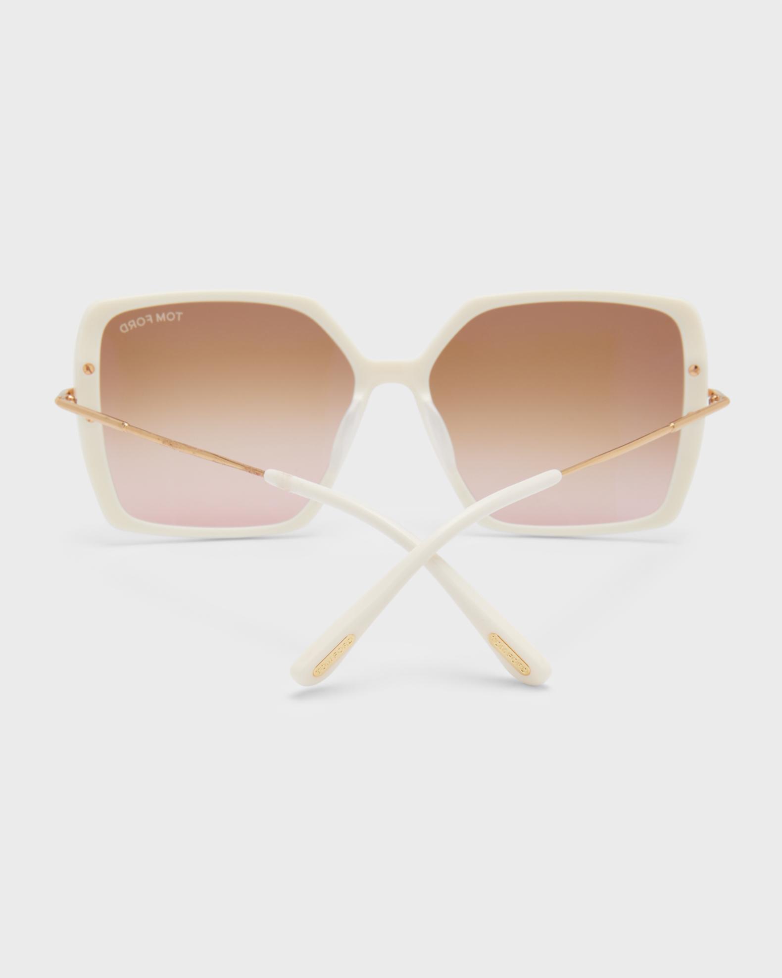 Butterfly Shaped Sunglasses with Amber Lenses Women main image 2