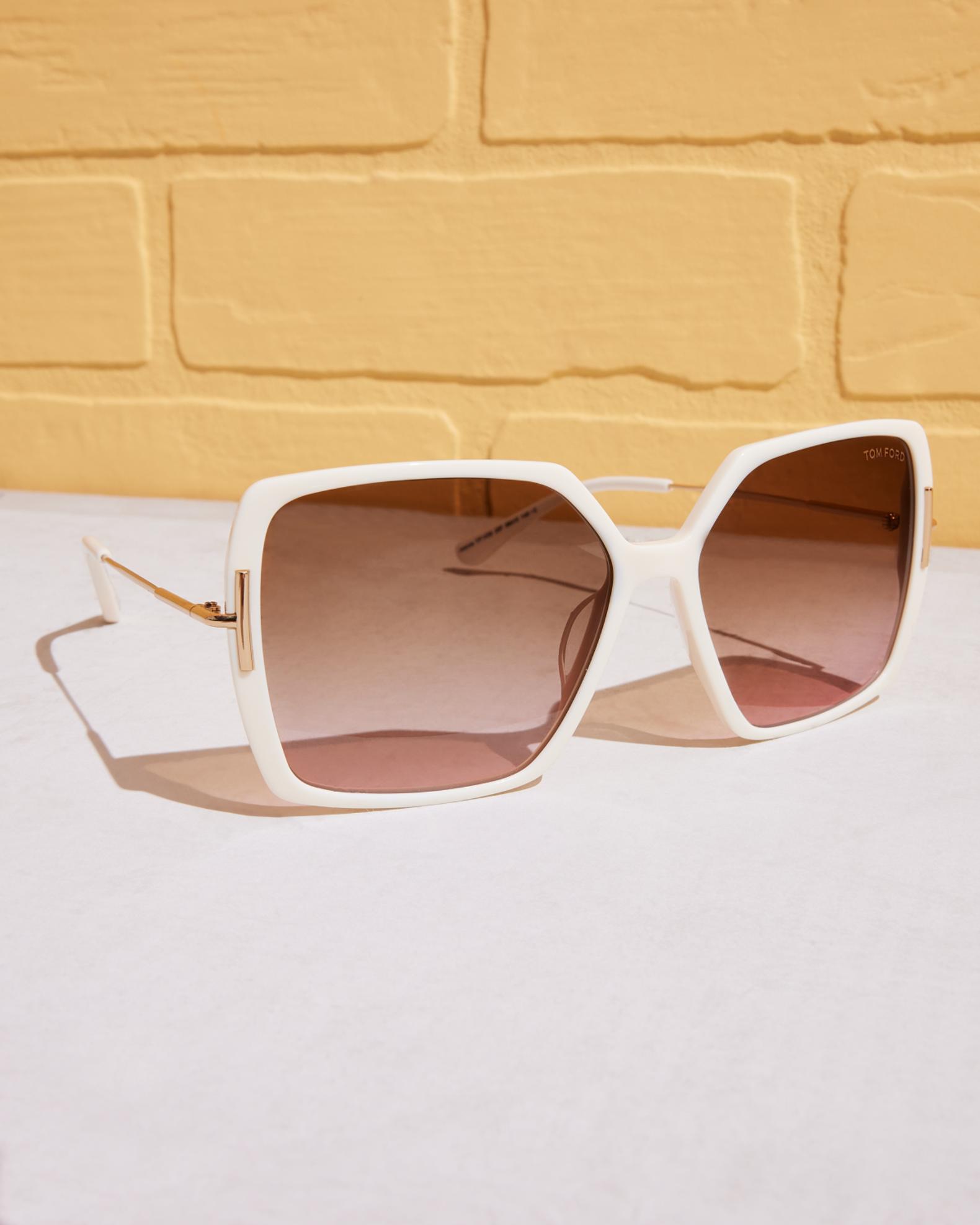 Tom Ford Amber Sunglasses TOM FORD Joanna Amber Acetate Butterfly Sunglasses  main image 2