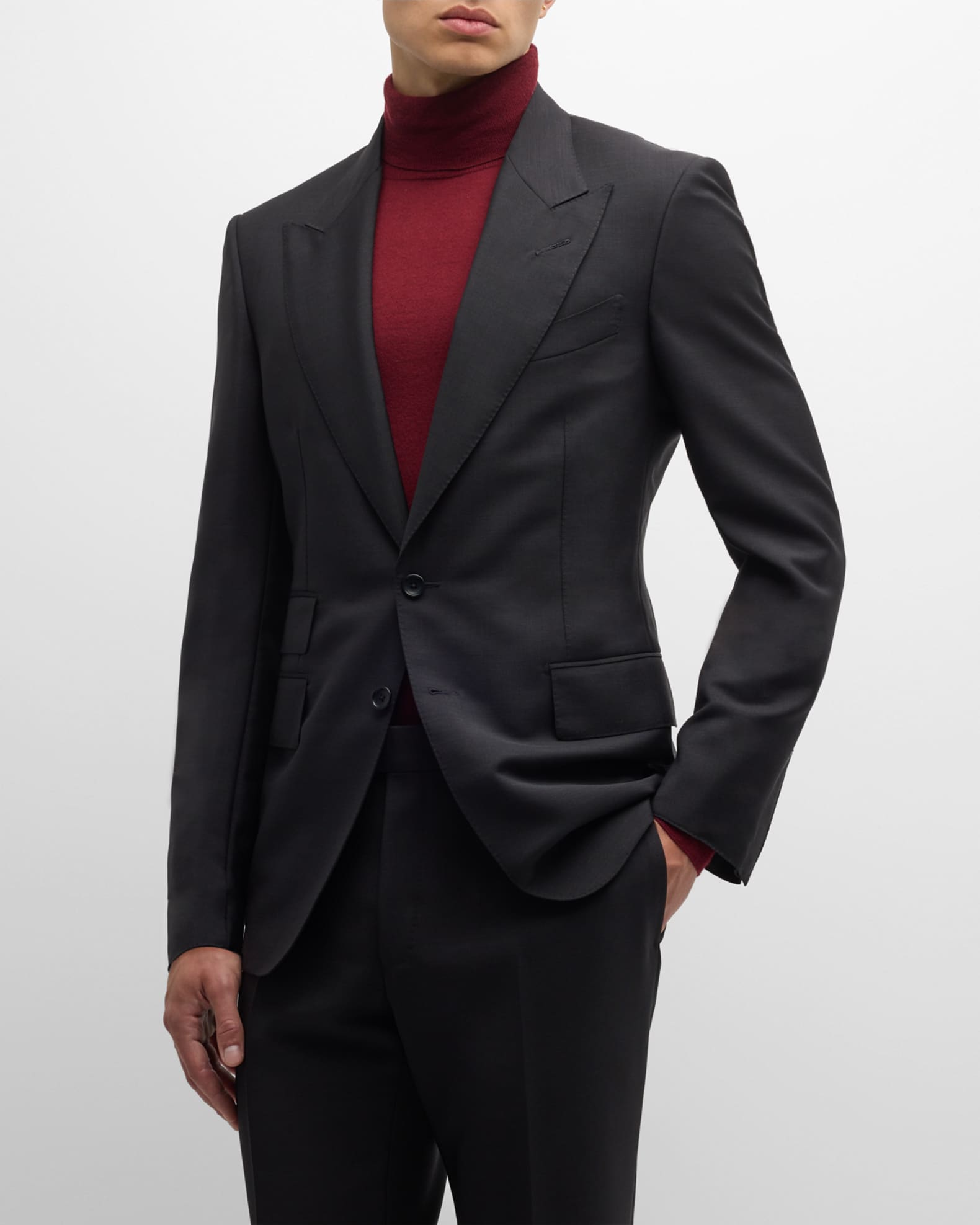 TOM FORD Men's Shelton Solid Mohair Suit | Neiman Marcus