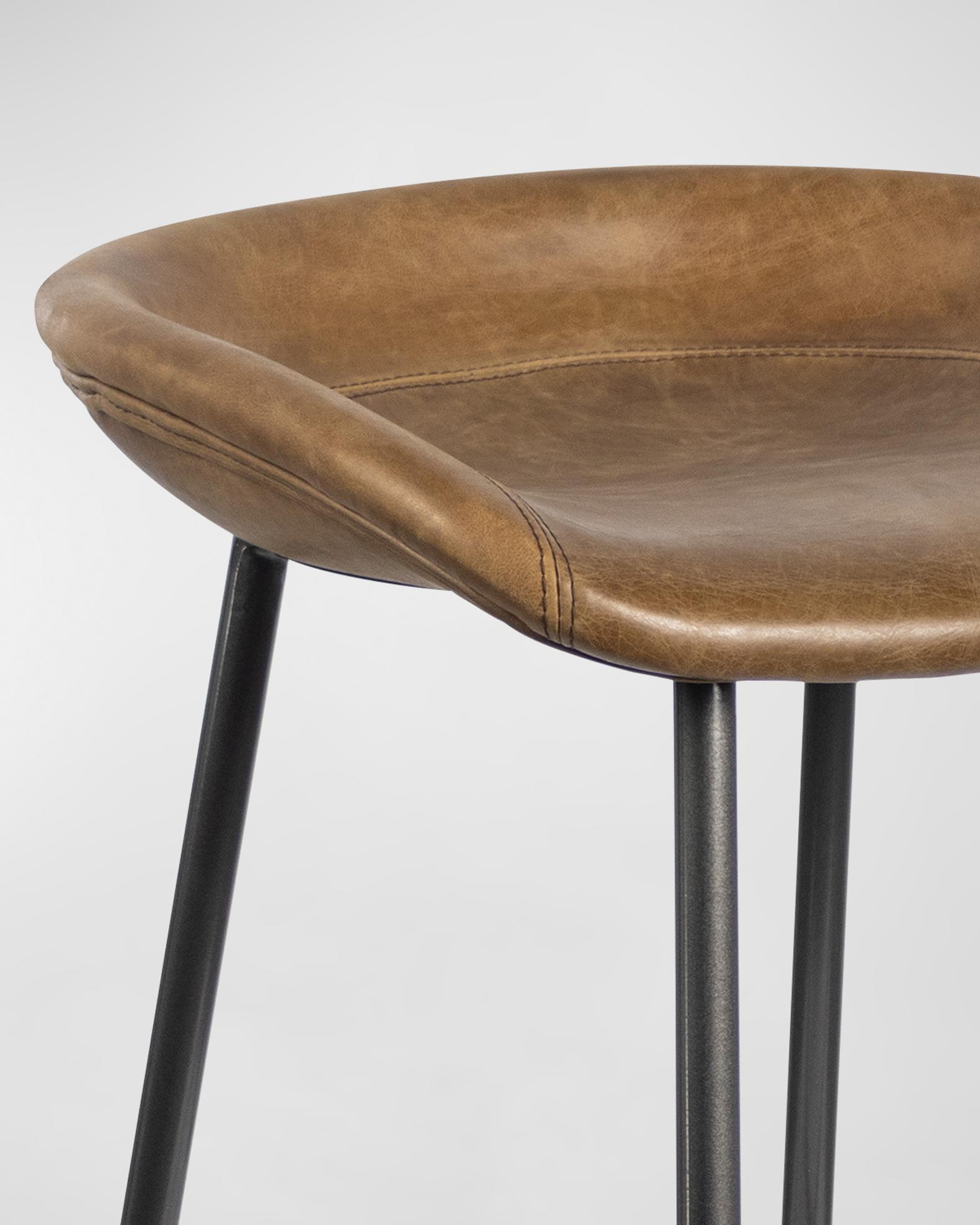 Marc Leather Stool Collection | Neiman Marcus