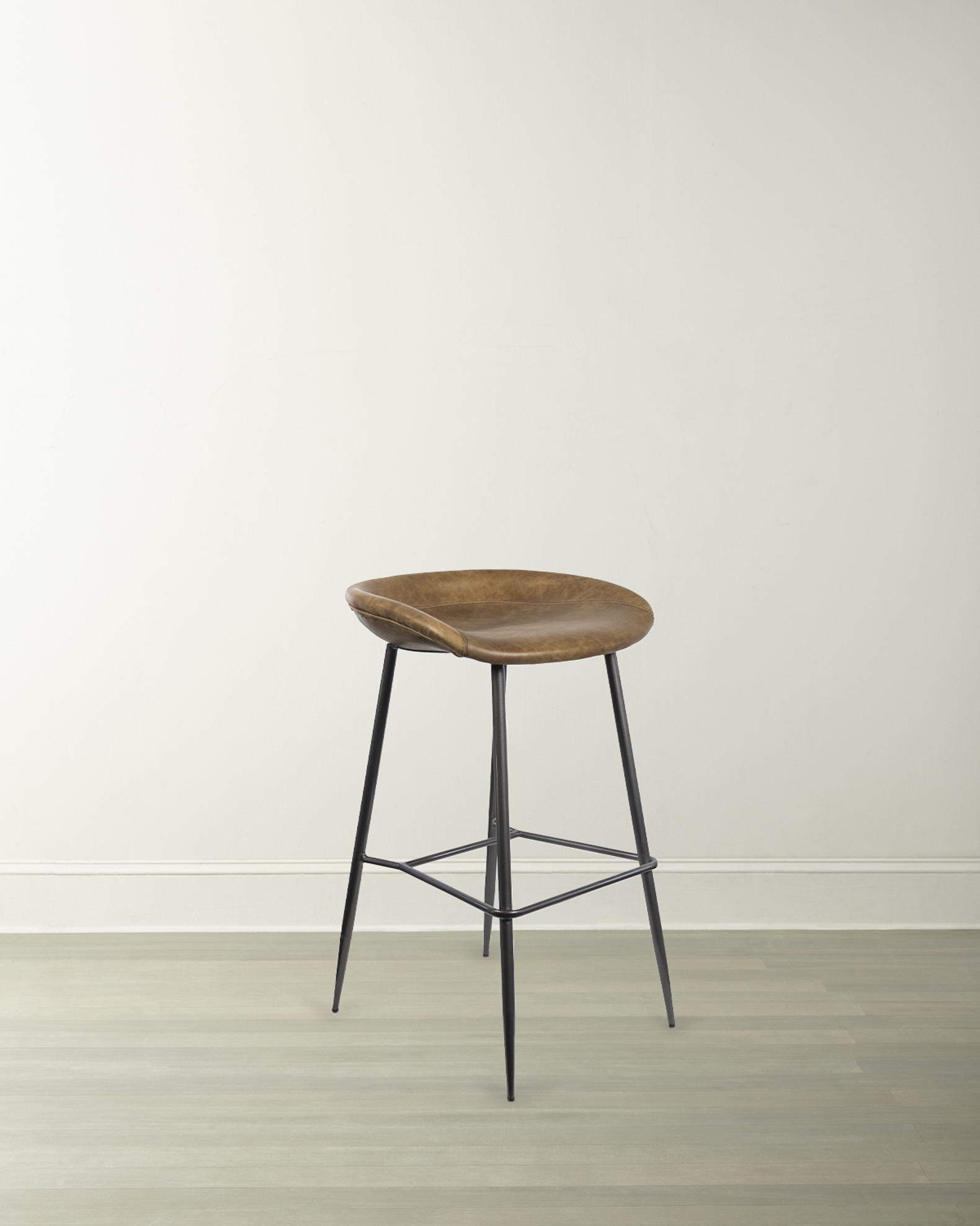 Marc Leather Stool Collection | Neiman Marcus