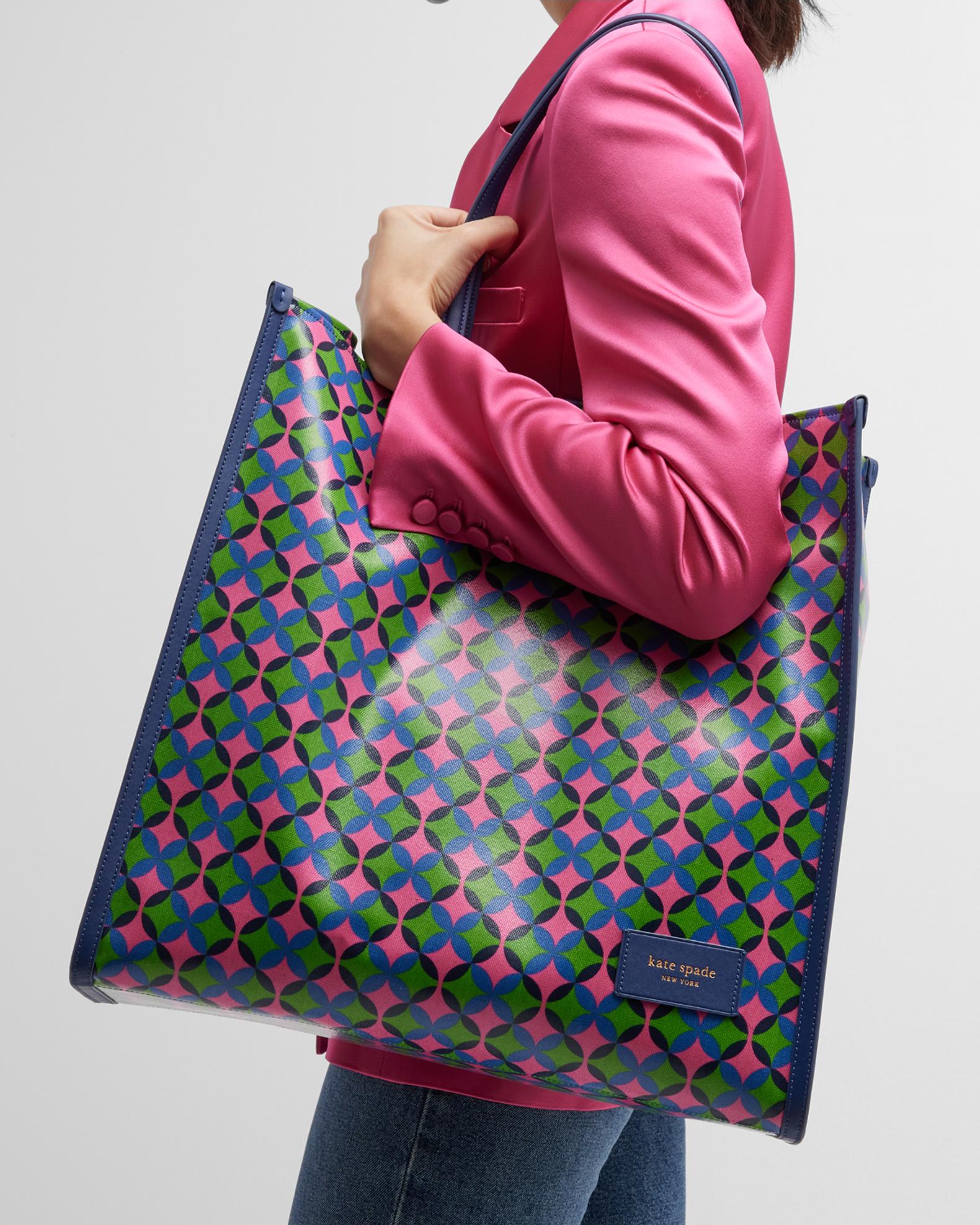 Tile Printed Tote
