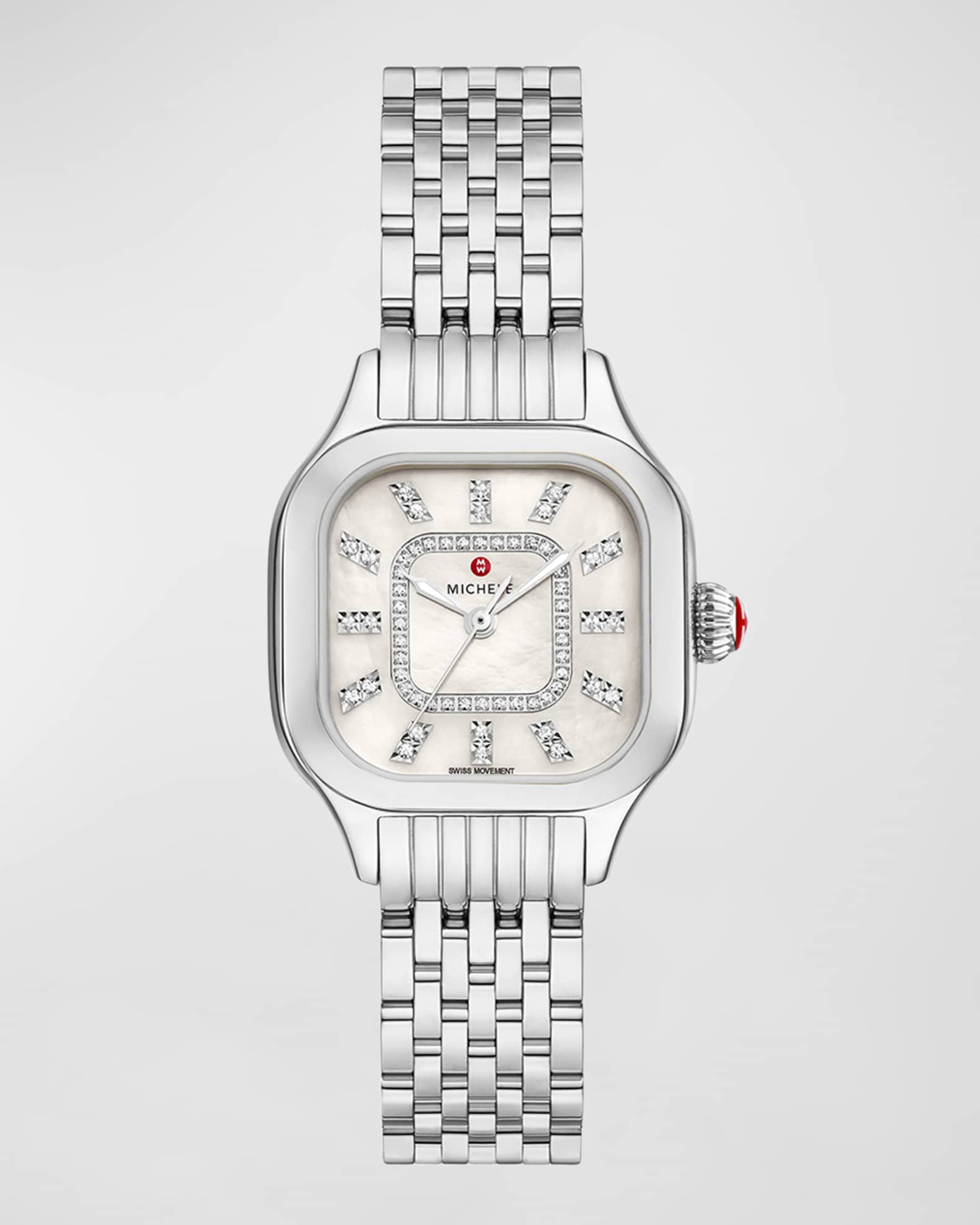 MICHELE 29mm Meggie Diamond Dial and Mother of Pearl Watch