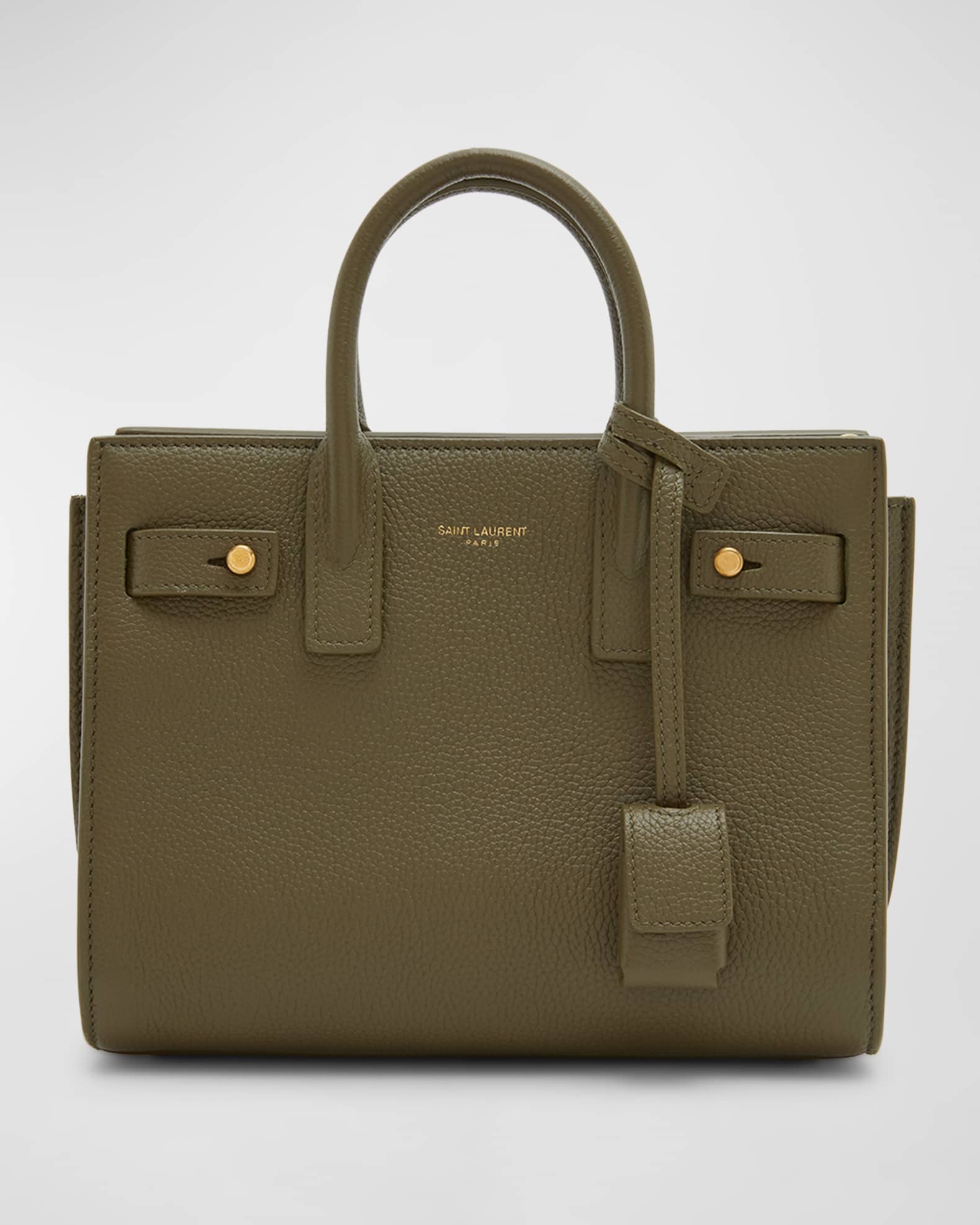 NEW SAINT LAURENT SAC DE JOUR NANO IN SUPPLE GRAINED LEATHER