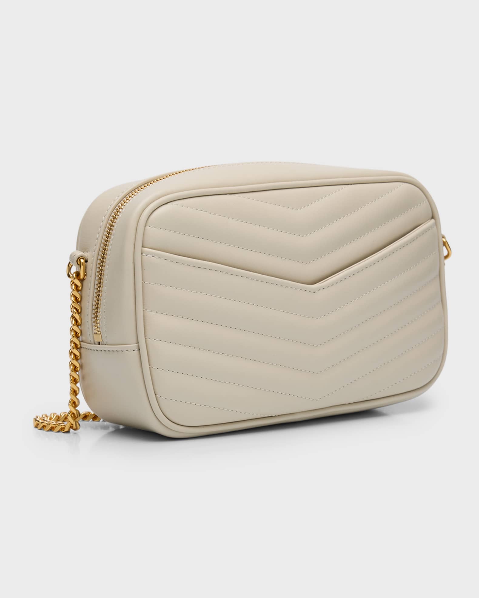 Saint Laurent Lou Mini YSL Camera Bag in Smooth Quilted Leather Neiman Marcus