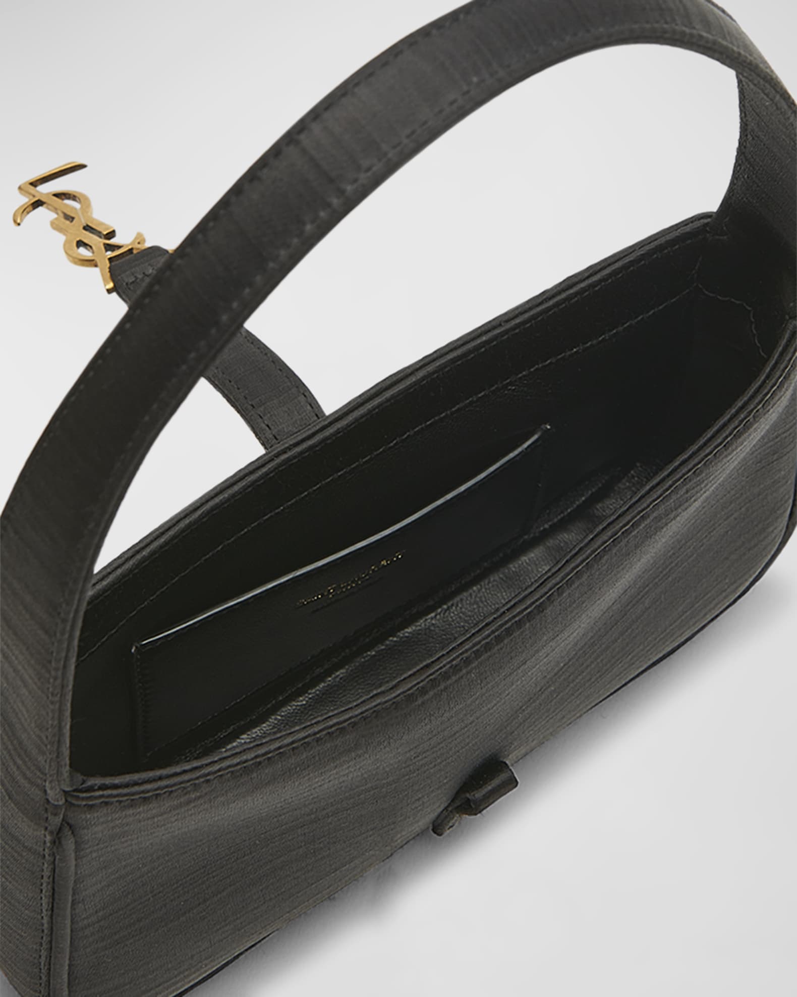 Le 5 A 7 YSL Satin & Patent Leather Shoulder Bag