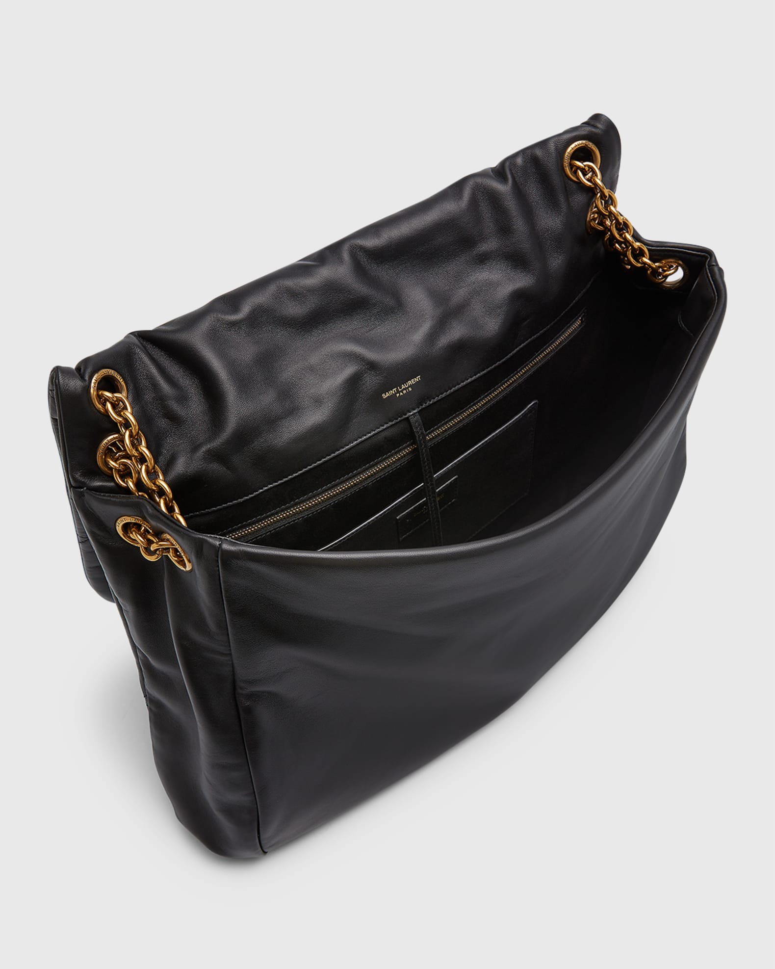 Saint Laurent Jamie 4.3 Maxi YSL Shoulder Bag in Smooth Leather