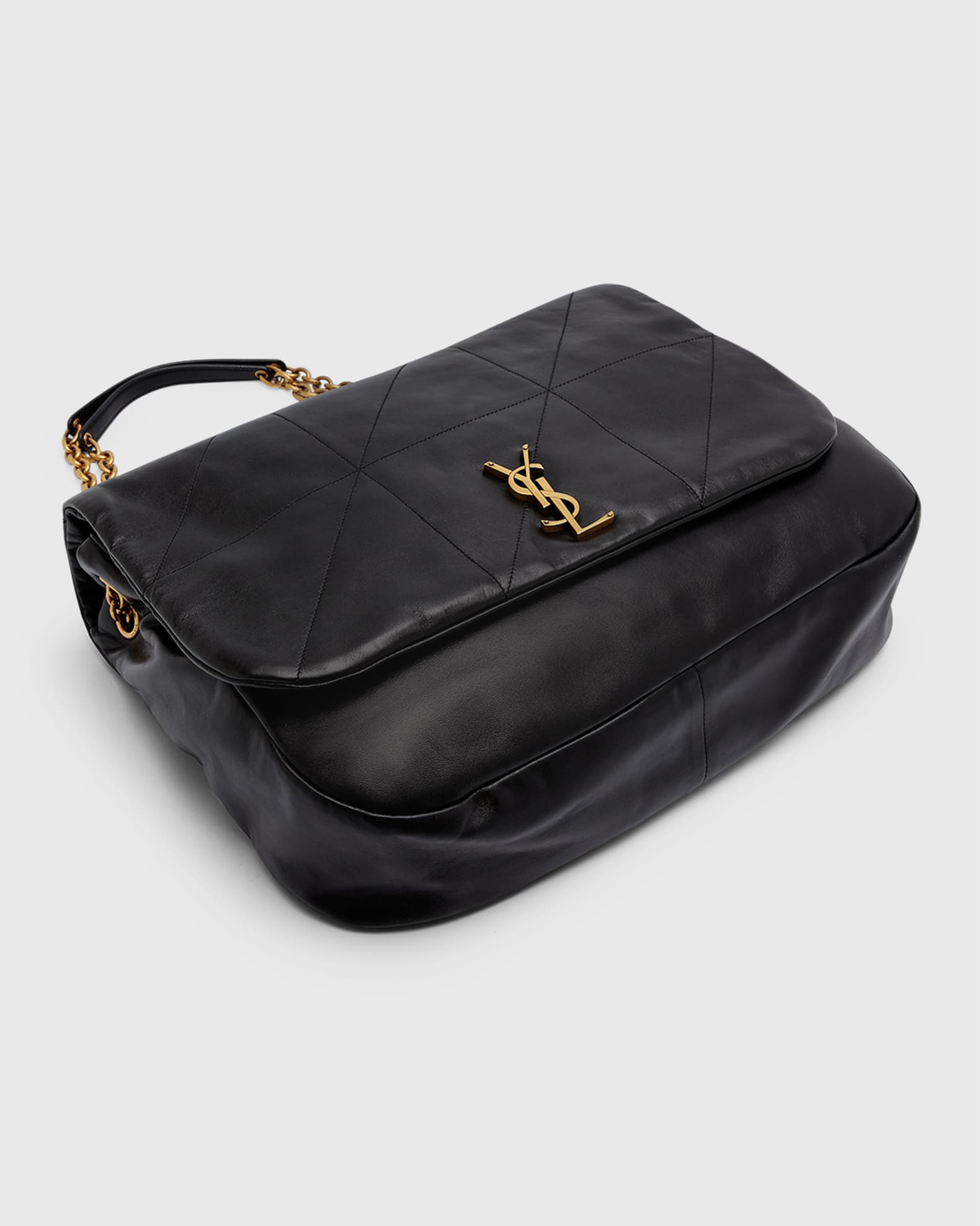 Saint Laurent Jamie 4.3 Maxi YSL Shoulder Bag in Smooth Leather