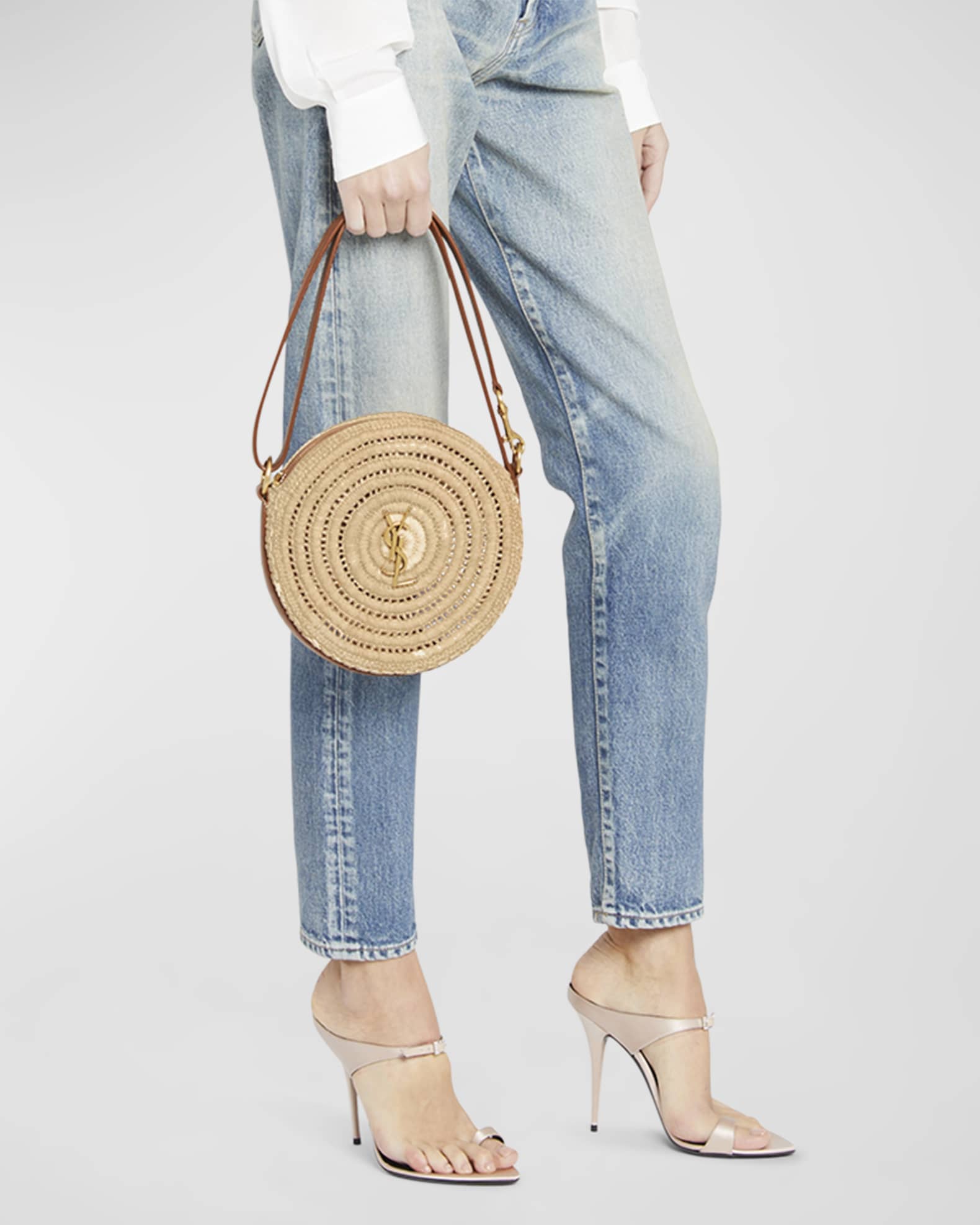 Saint Laurent Raffia shoulder bag - Realry: Your Fashion Search Engine