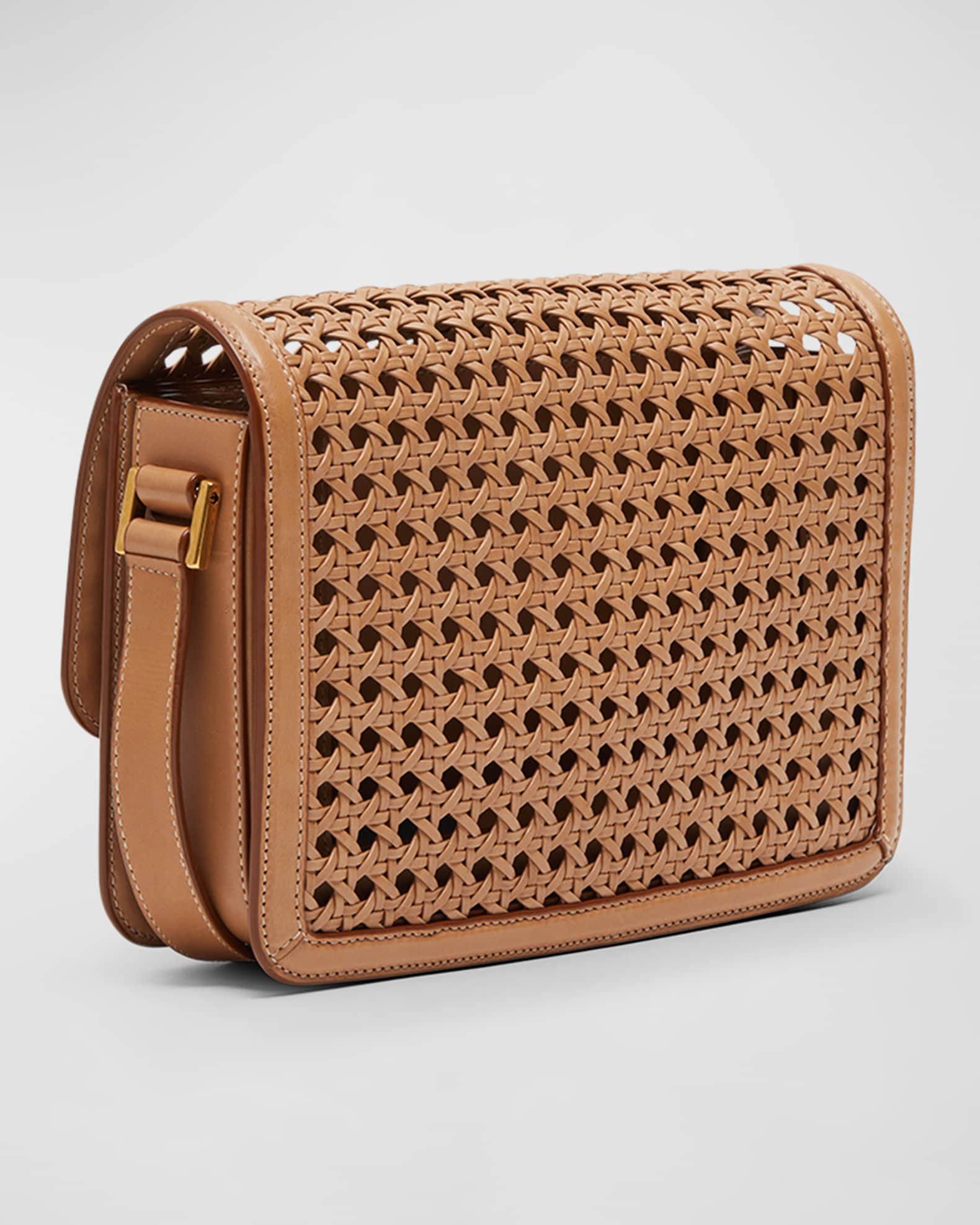 Solferino Medium Leather Shoulder Bags - Brown