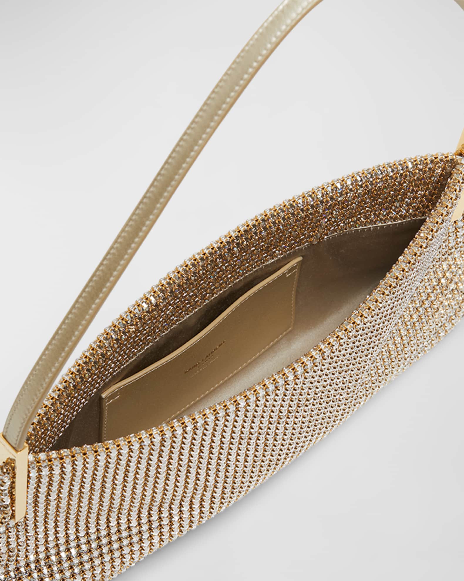 Saint Laurent Suzanne Small Shoulder Bag in Strass | Neiman