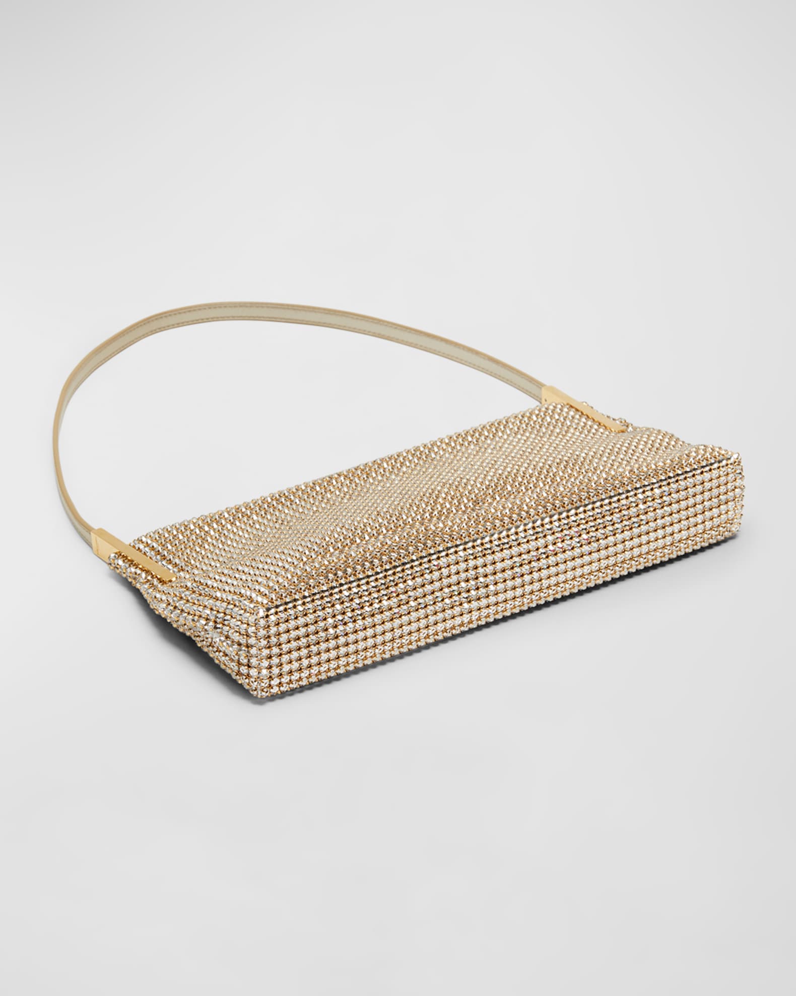 Saint Laurent Suzanne Small Shoulder Bag in Strass | Neiman