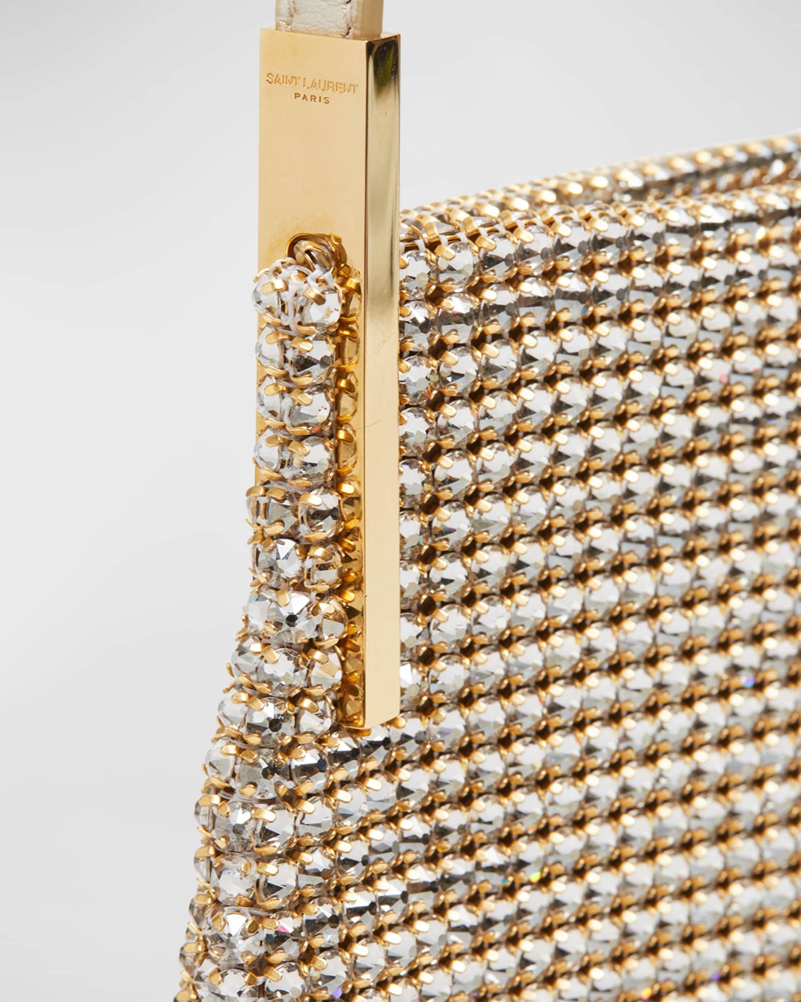 Saint Laurent Suzanne Small Shoulder Bag in Strass | Neiman Saint Laurent Suzanne Small Shoulder Bag in Strass | Neiman