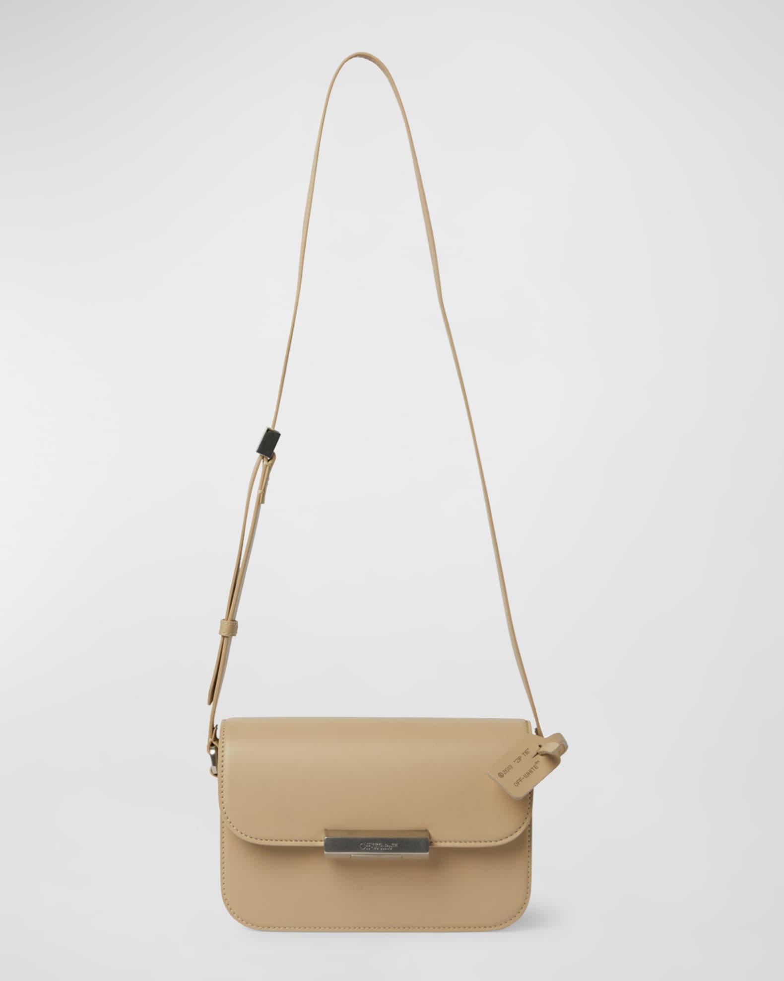 OffWhite Screw Medium Leather Shoulder Bag Neiman Marcus