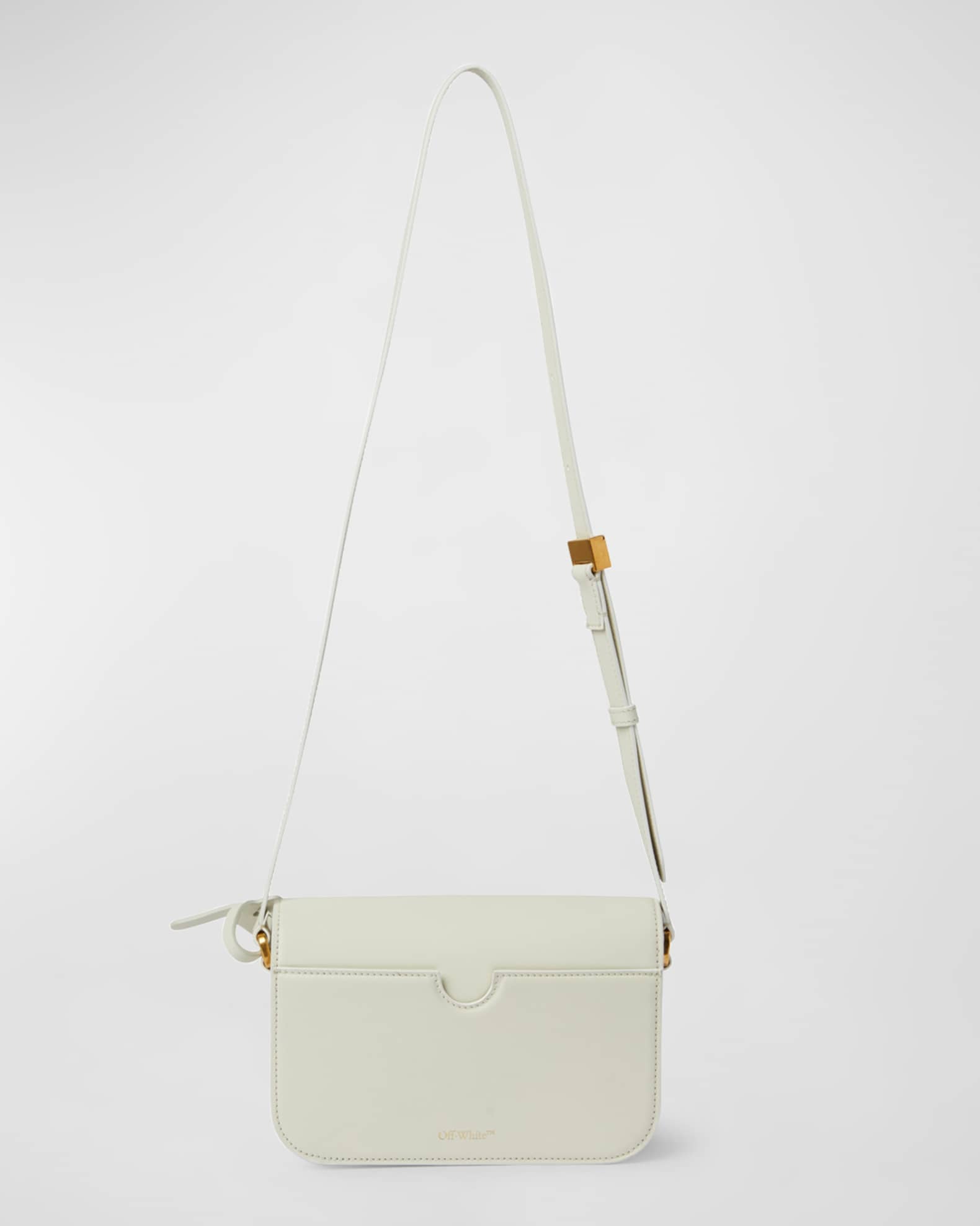 OffWhite Screw Medium Leather Shoulder Bag Neiman Marcus