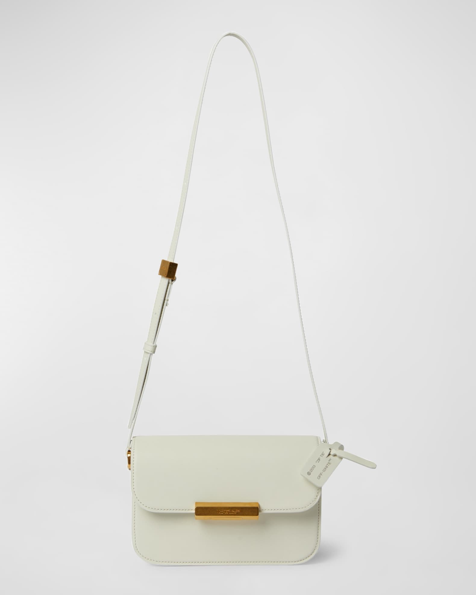 OffWhite Screw Medium Leather Shoulder Bag Neiman Marcus