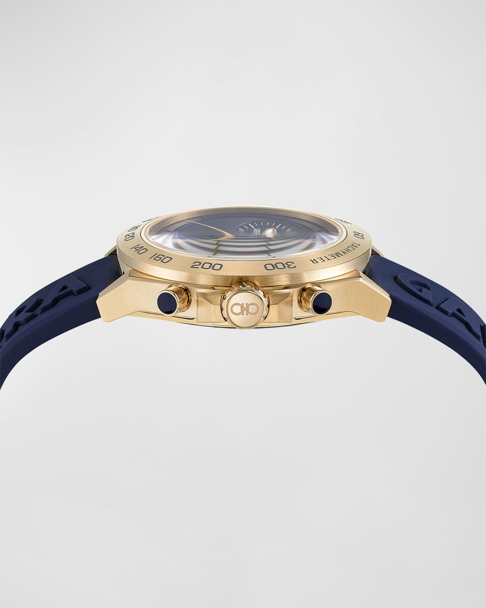 Ferragamo Men's Urban Chrono Silicone Strap Watch, 43mm