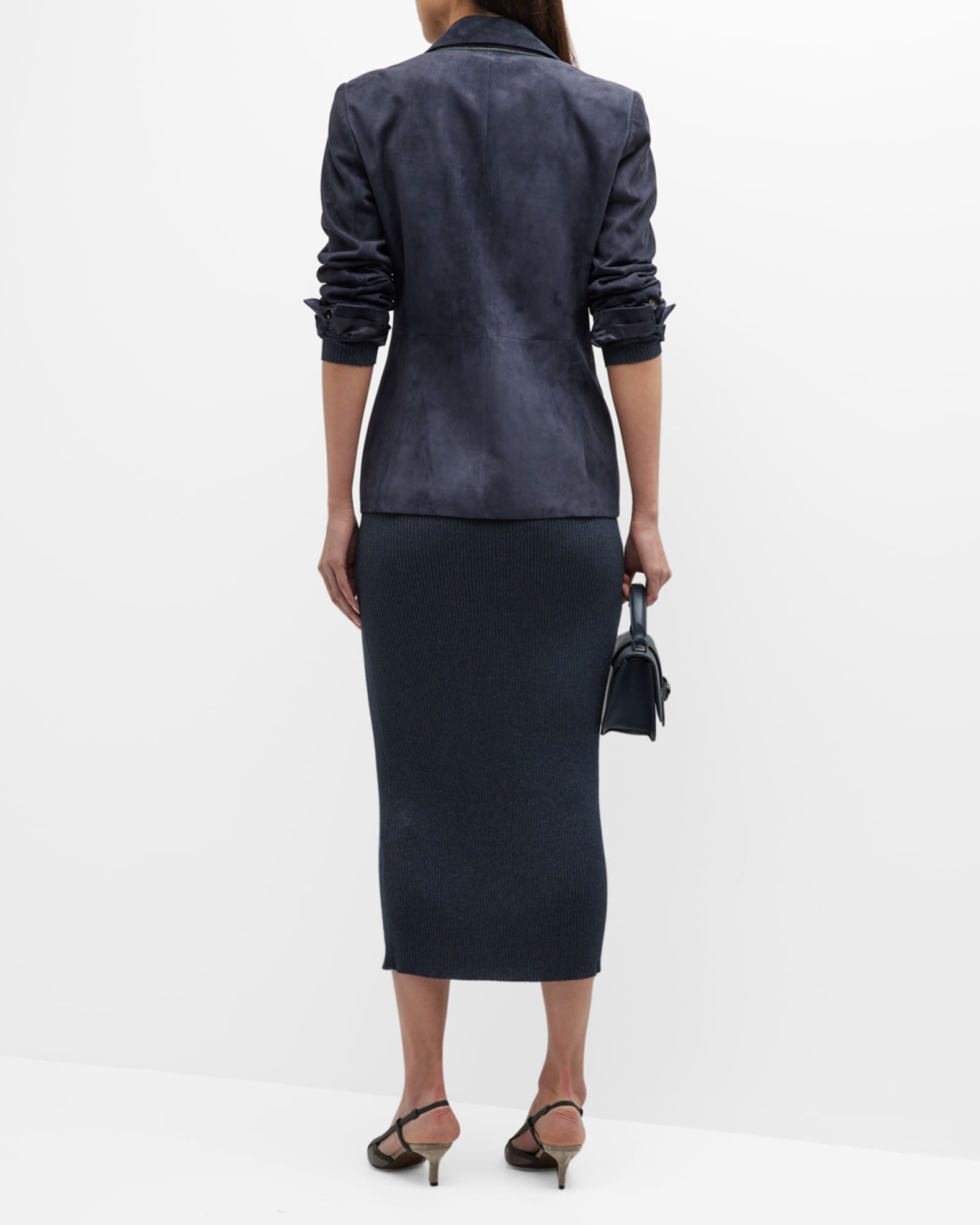 Monili-embellished blazer