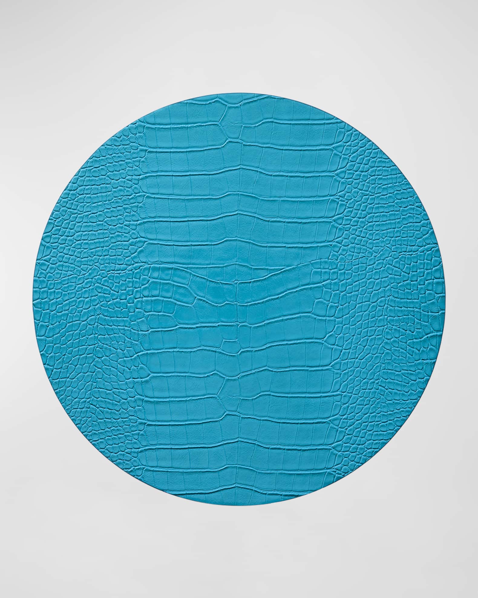 Kim Seybert CrocEmbossed Faux Leather Placemat Neiman Marcus