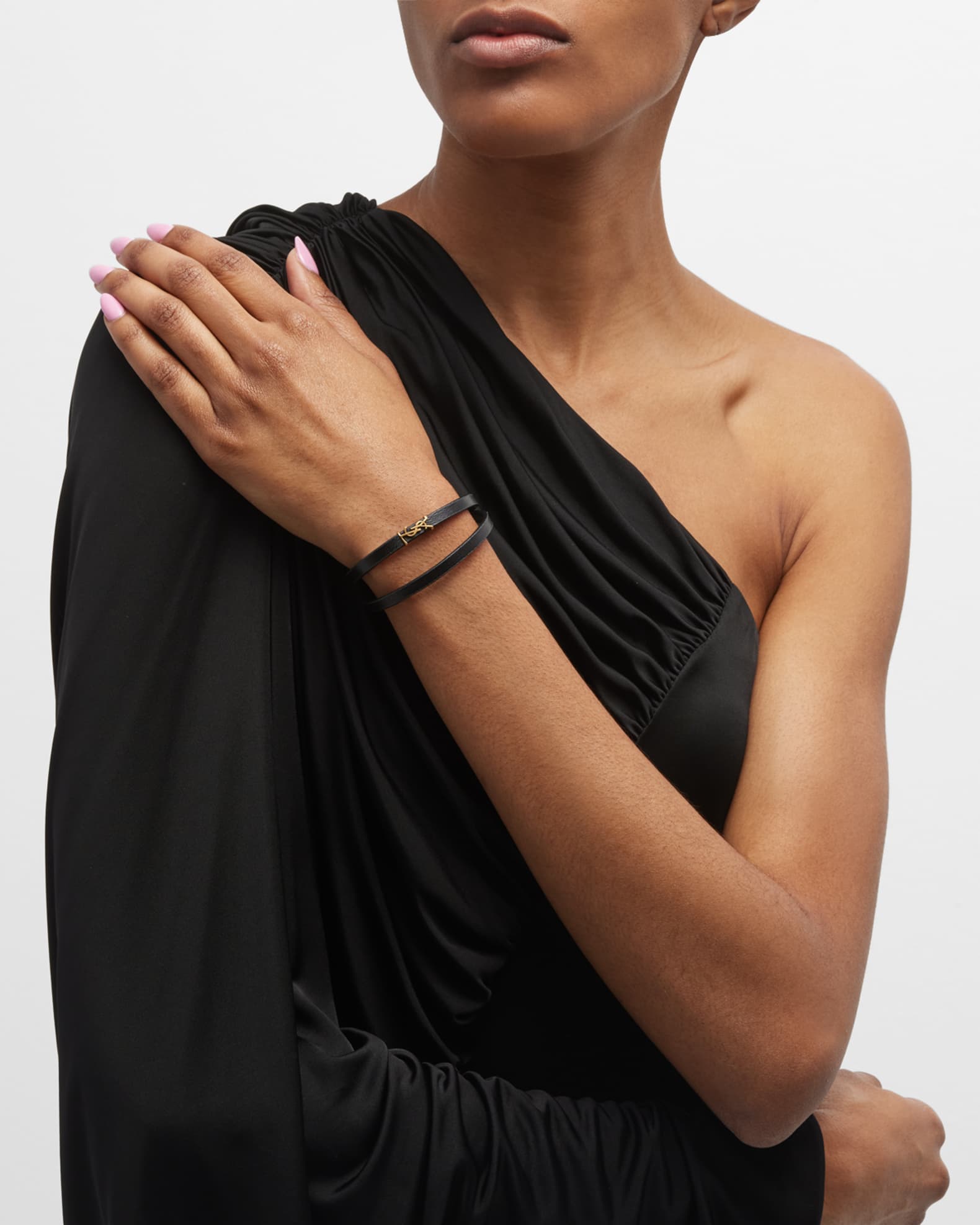 Thin leather wrap bracelet store