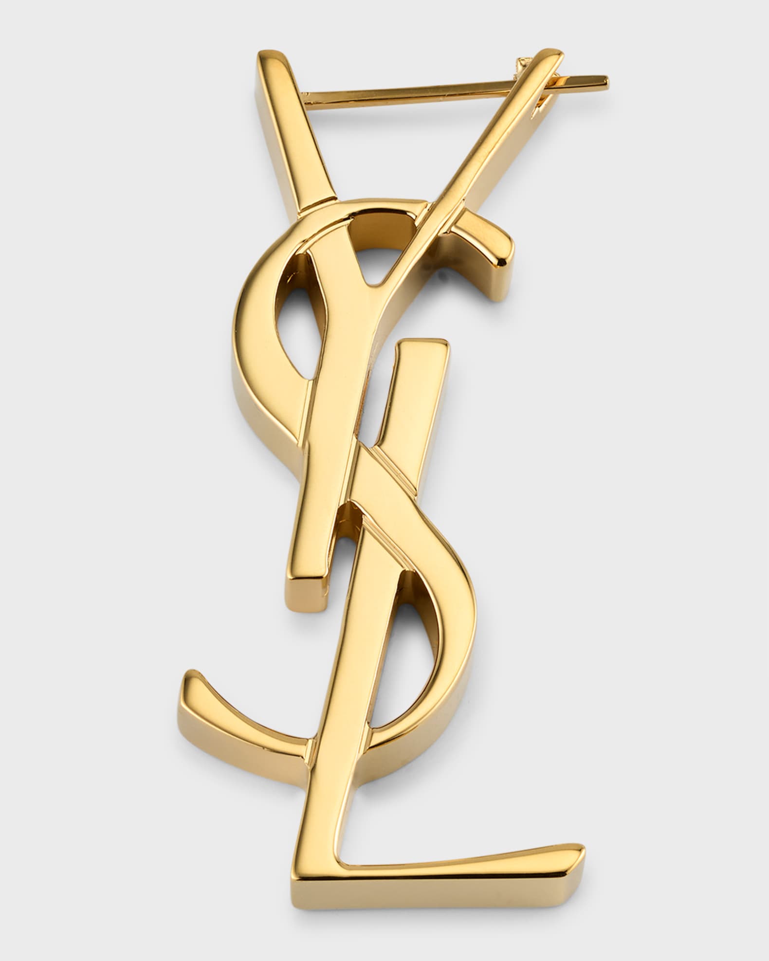 Saint Laurent Chunky YSL Single Earring Neiman Marcus