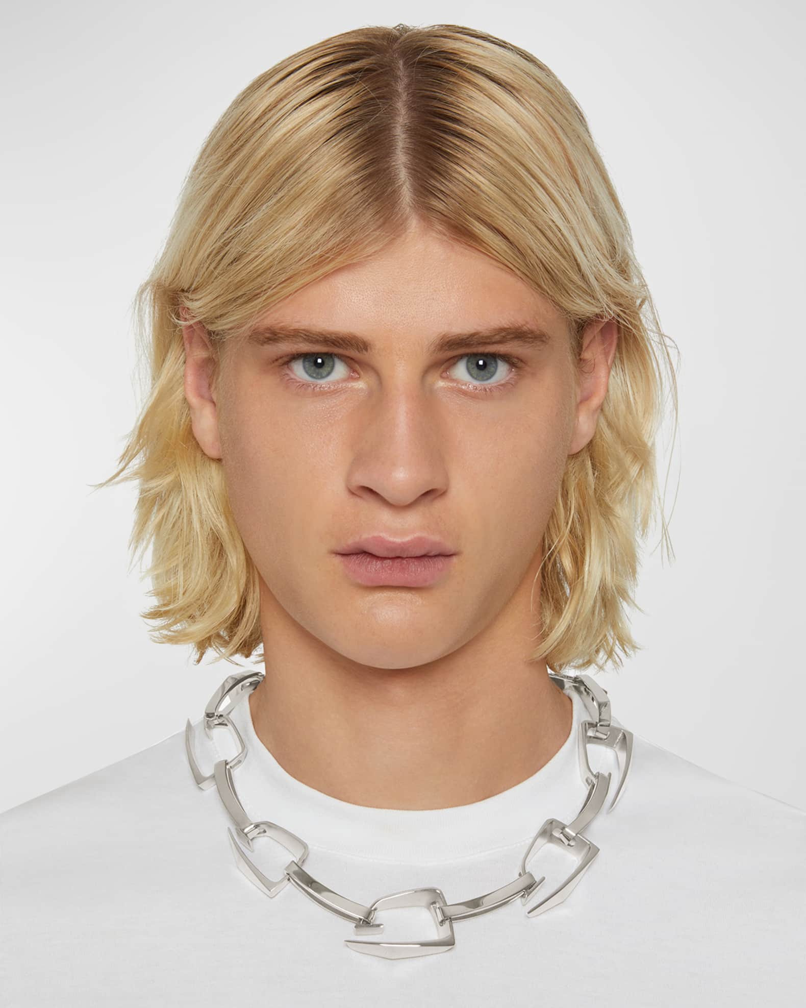 Givenchy Men s Giv Cut Large G Link Necklace Neiman Marcus