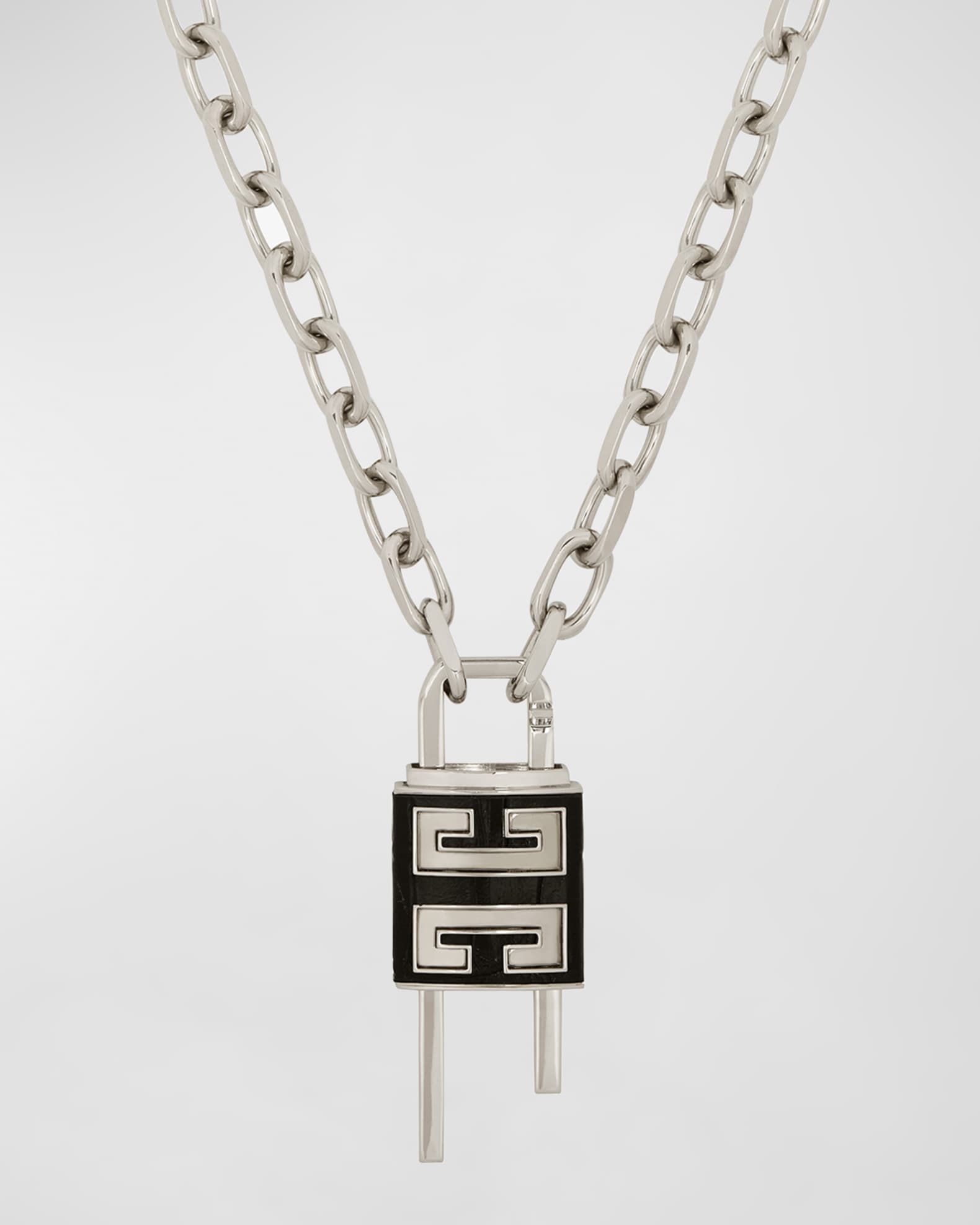 Givenchy Women's Lock Necklace with 4G Padlock - Silvery One-Size