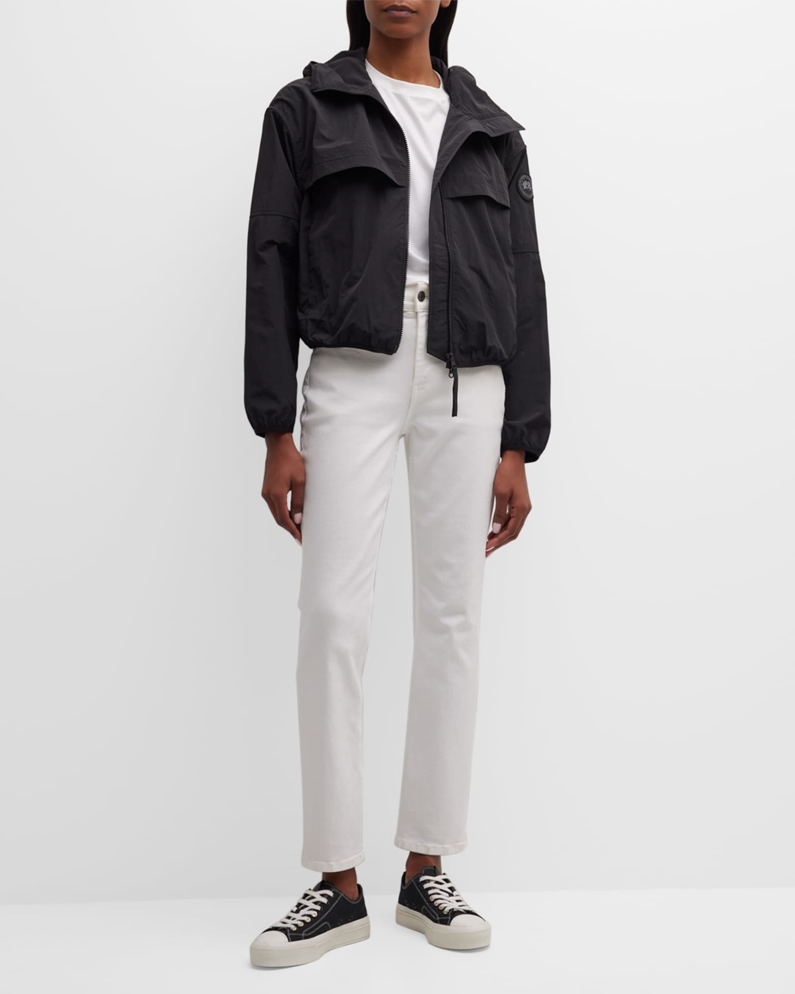 Canada Goose Sinclair Hooded Jacket with Mesh Vent | Neiman Marcus