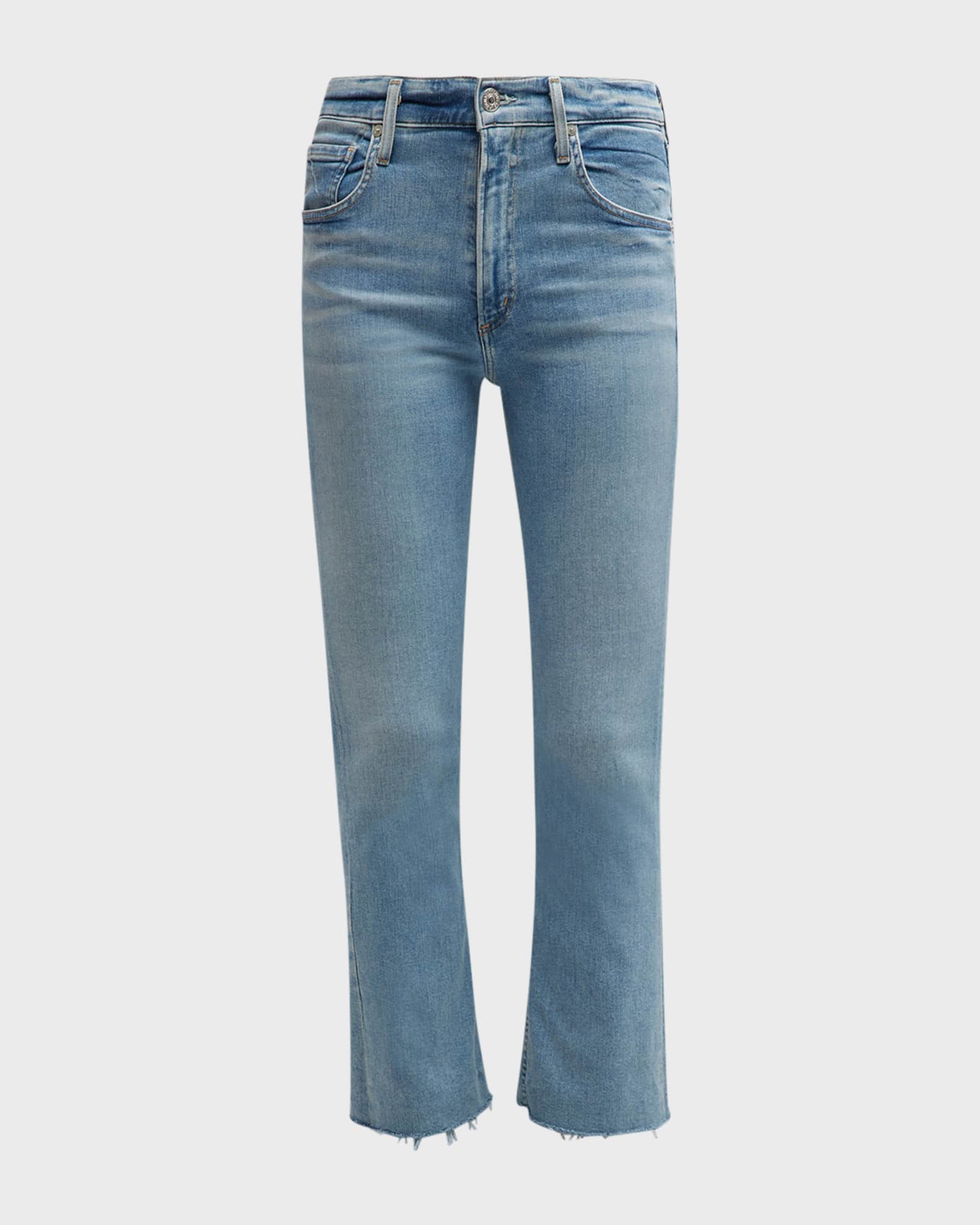 Citizens of Humanity Isola Cropped Bootcut Jeans | Neiman Marcus