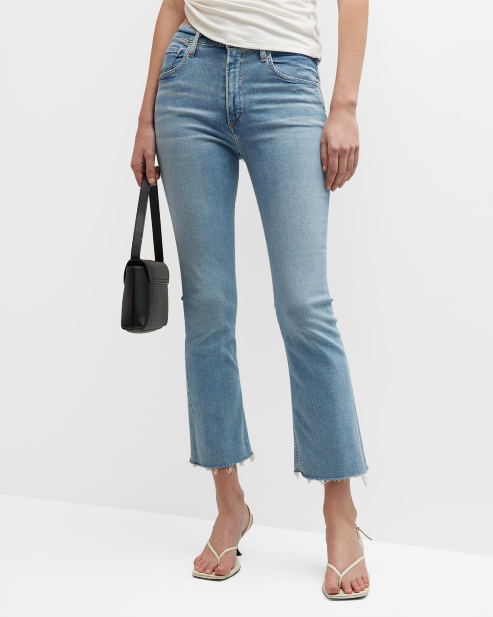 Citizens of Humanity Isola Cropped Bootcut Jeans | Neiman Marcus