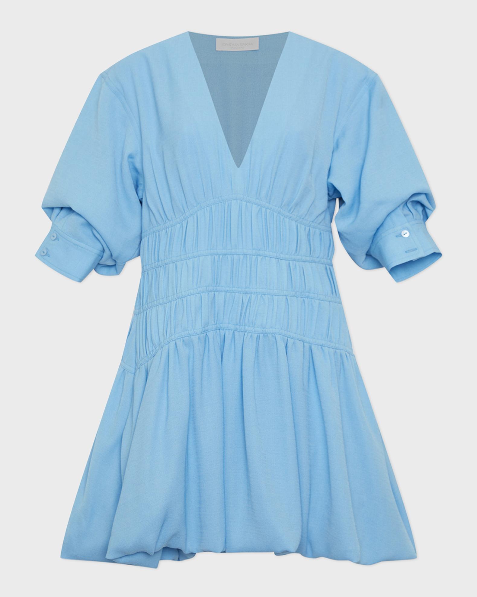 bubble dress short sleeve Lainey Embroidered Mini Dress Large