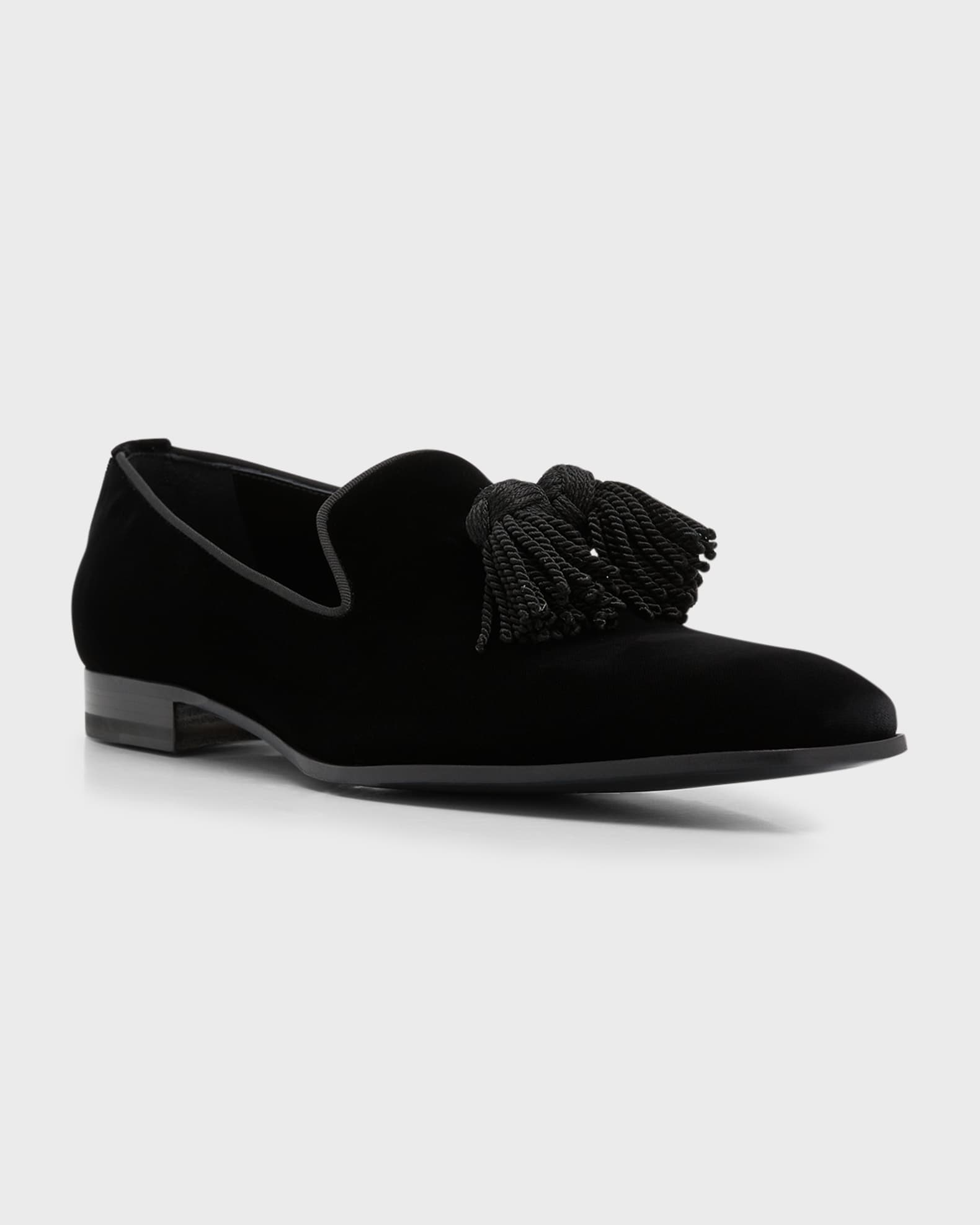 Men's Foxley Velvet Tassel Loafers