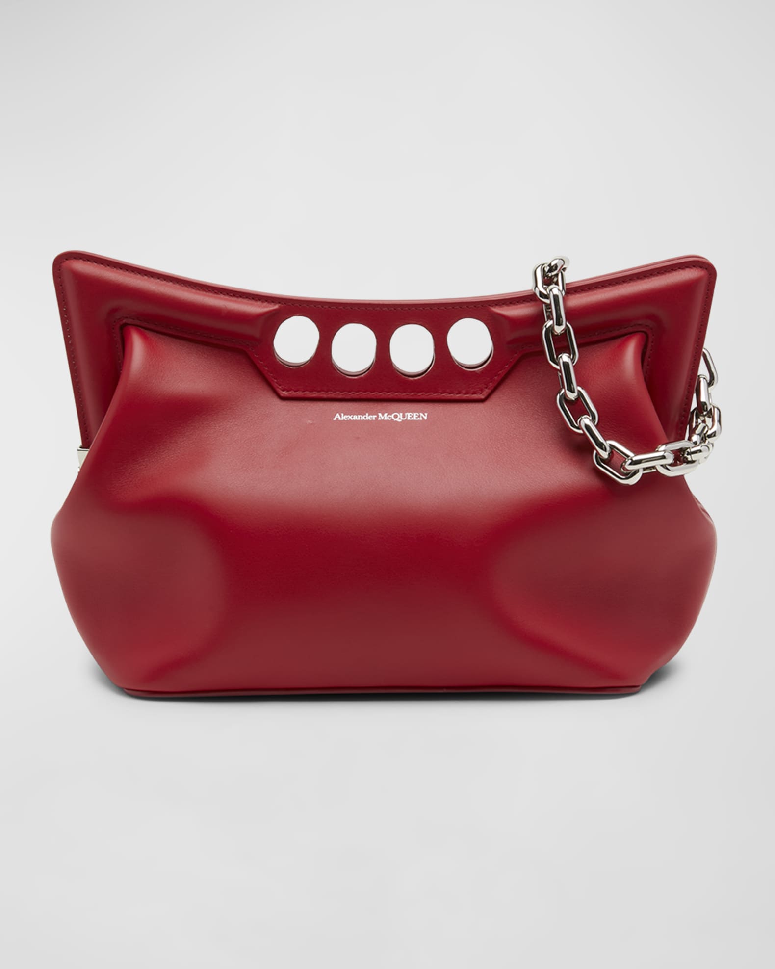 The Mini Peak Leather Shoulder Bag