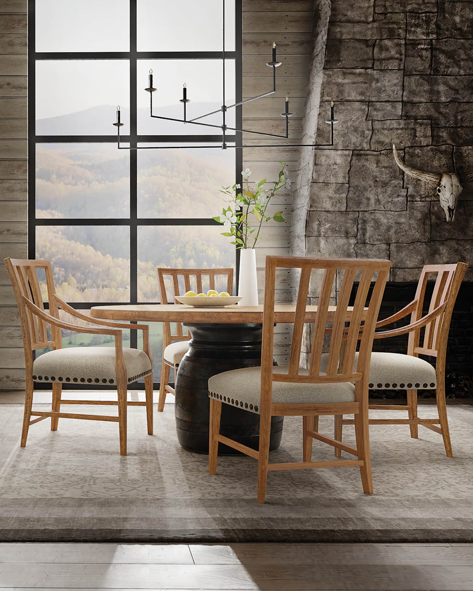 Hooker Furniture Big Sky Dining Arm Chairs, Set of 2 Neiman Marcus