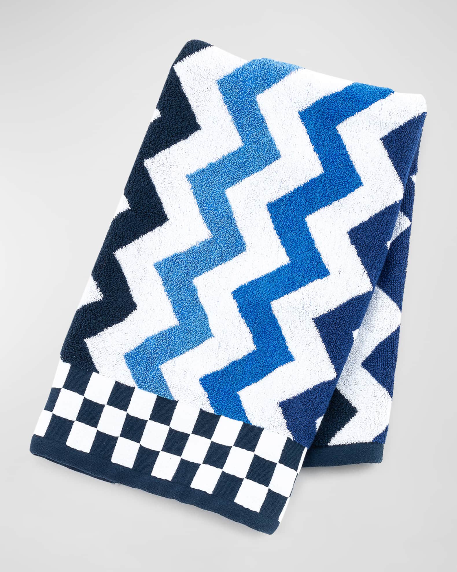 Royal Zig Zag Bath Towel Collection Neiman Marcus