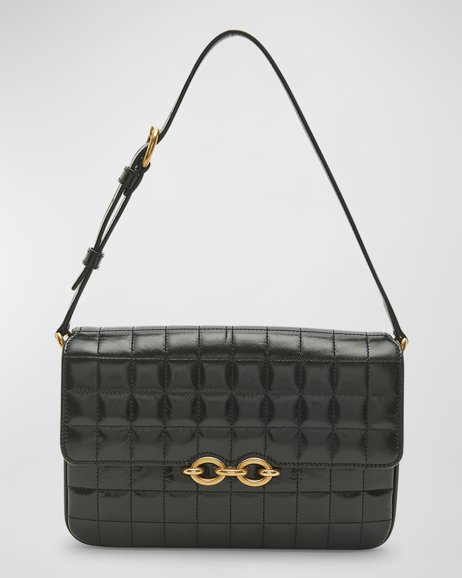 Le maillon satchel in smooth leather 2025
