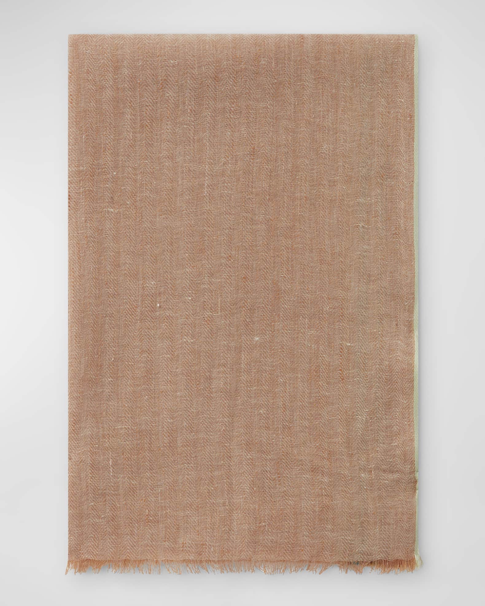 Striped Linen-Silk Stole  0