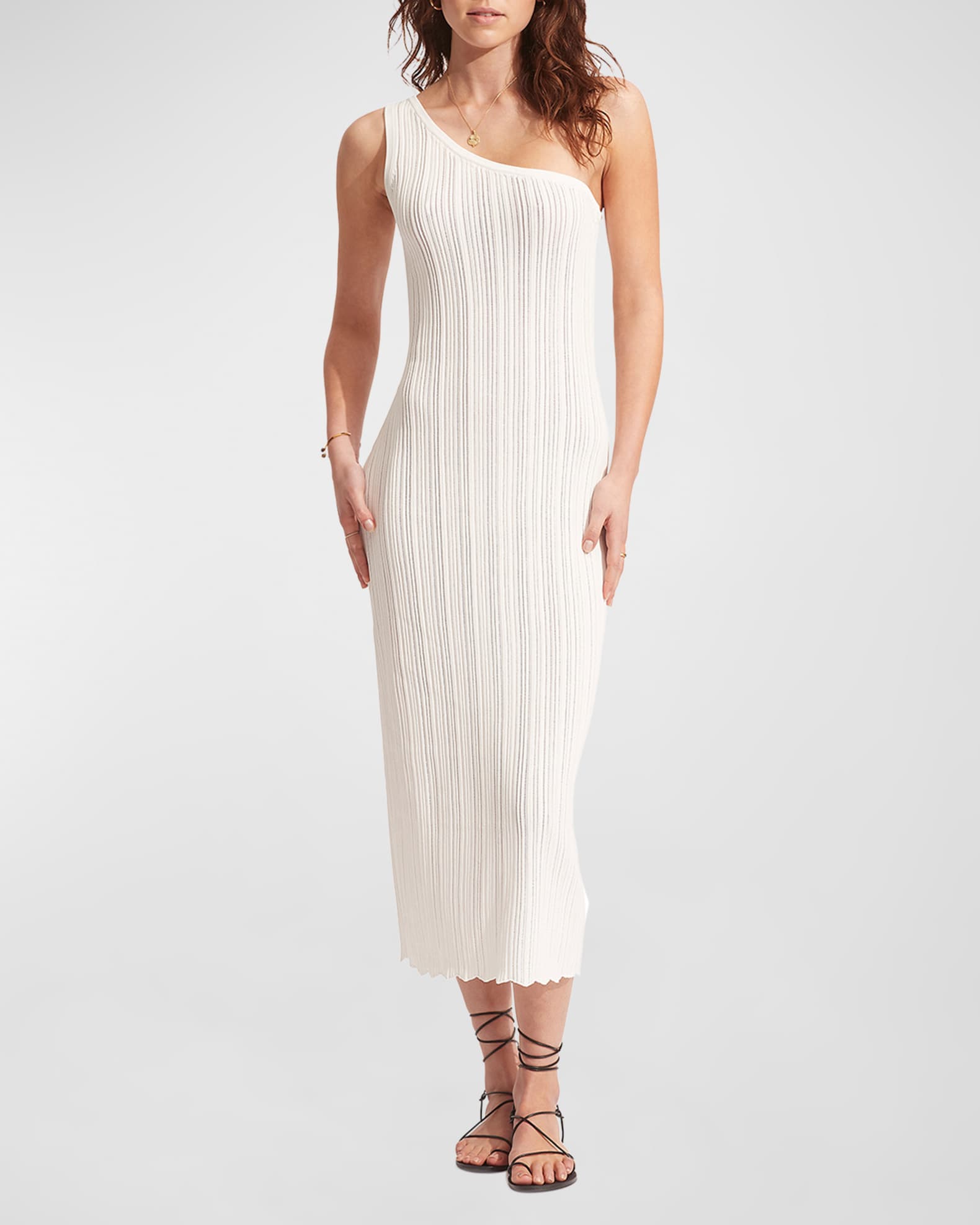 Seafolly Crochet Knit Midi Dress Neiman Marcus