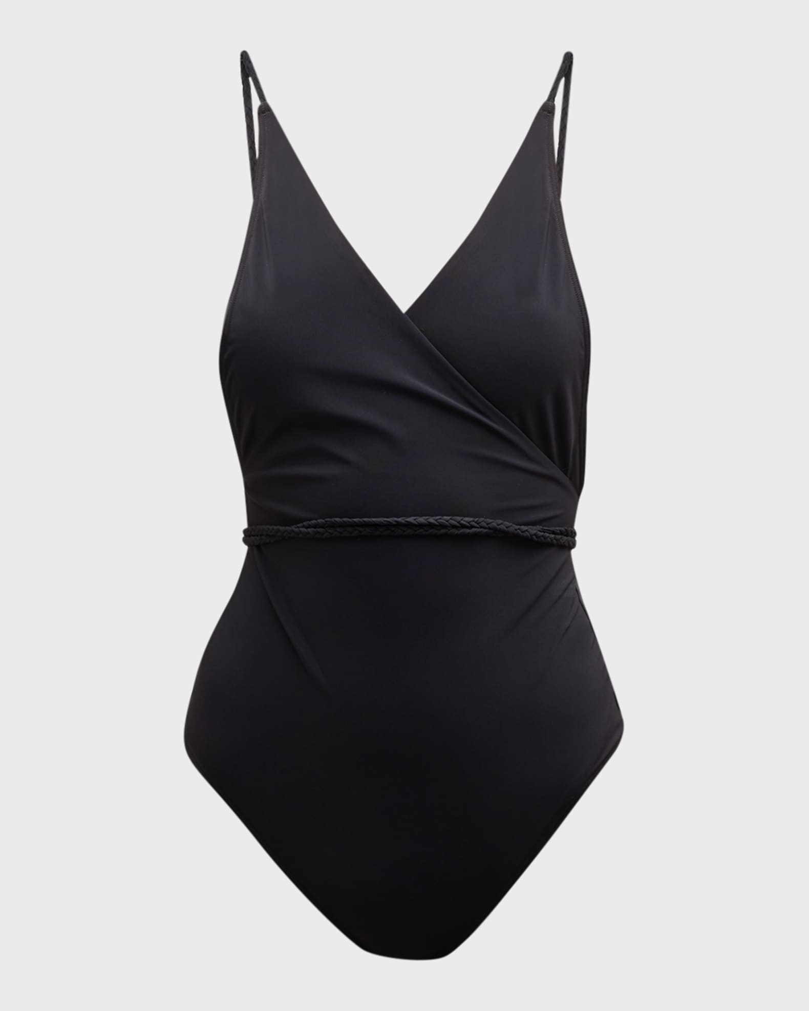 Toteme VNeck Wrap OnePiece Swimsuit Neiman Marcus