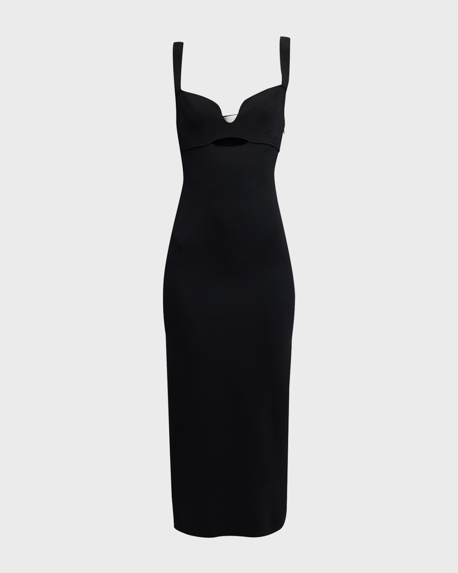 Roland Mouret SweetheartNeck Sleeveless Knit Midi Dress Neiman Marcus
