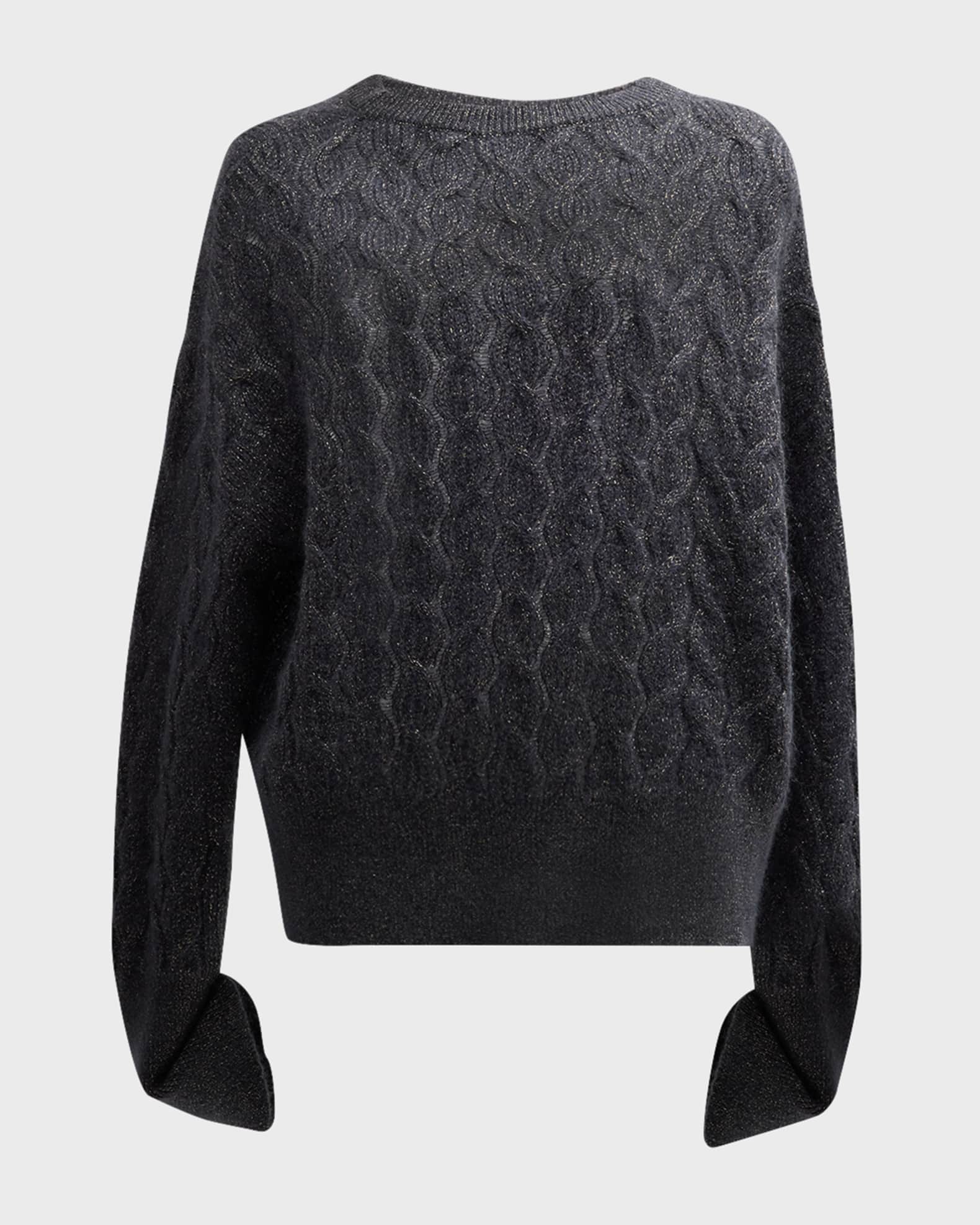 Unisex Vintage Louis Vuitton Open Knit Mohair Sweater