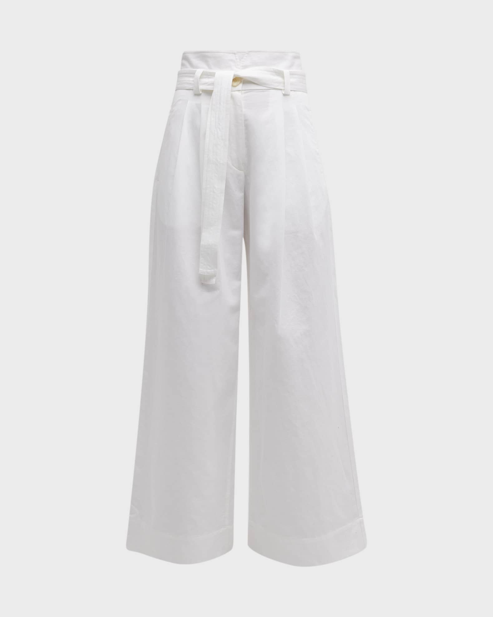 A.L.C. Emily Wide-Leg Paper Bag Pants | Neiman Marcus
