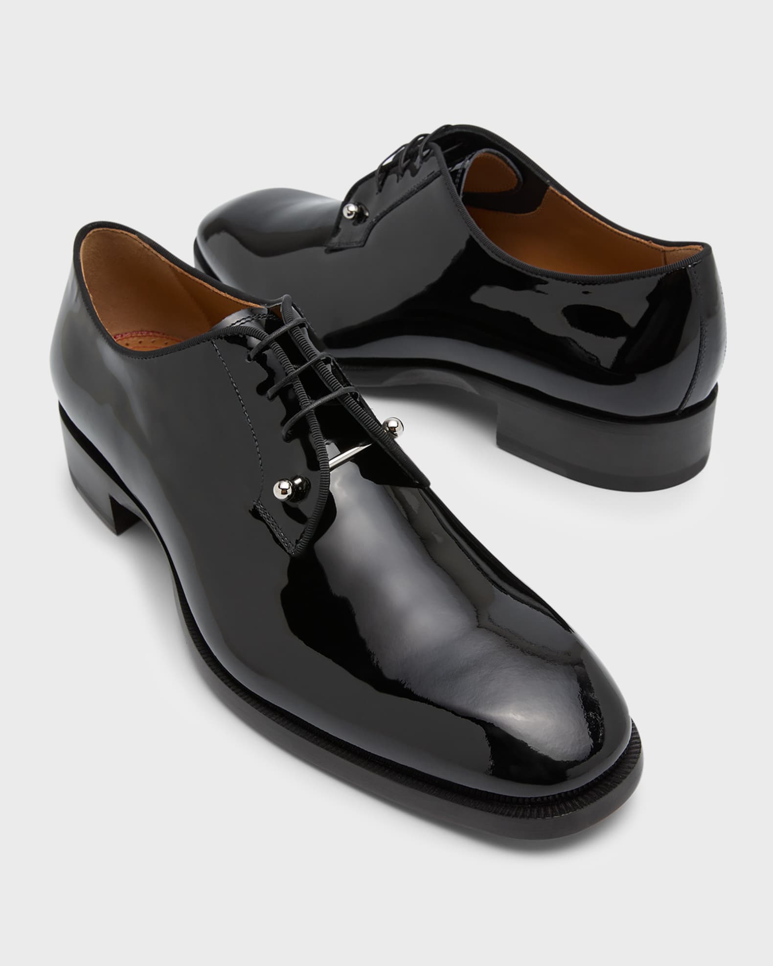 Christian Louboutin Men's Chambeliss Patent Leather Derby