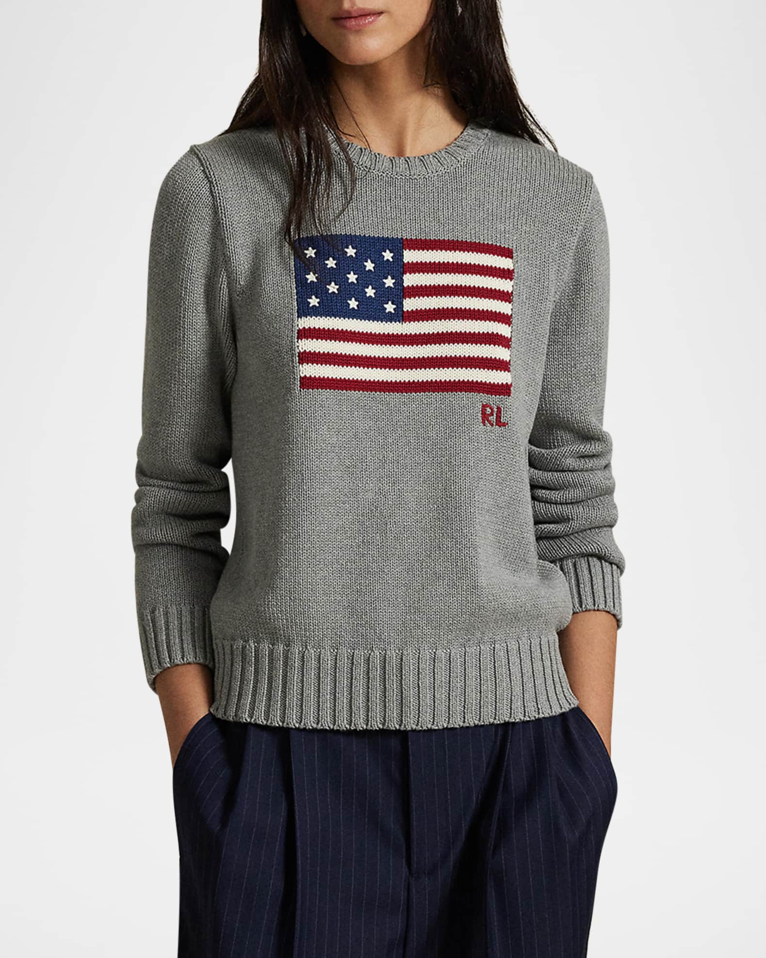 【Ralph Lauren】Flag Sweater 0400019521351_CREAM?wid=600&