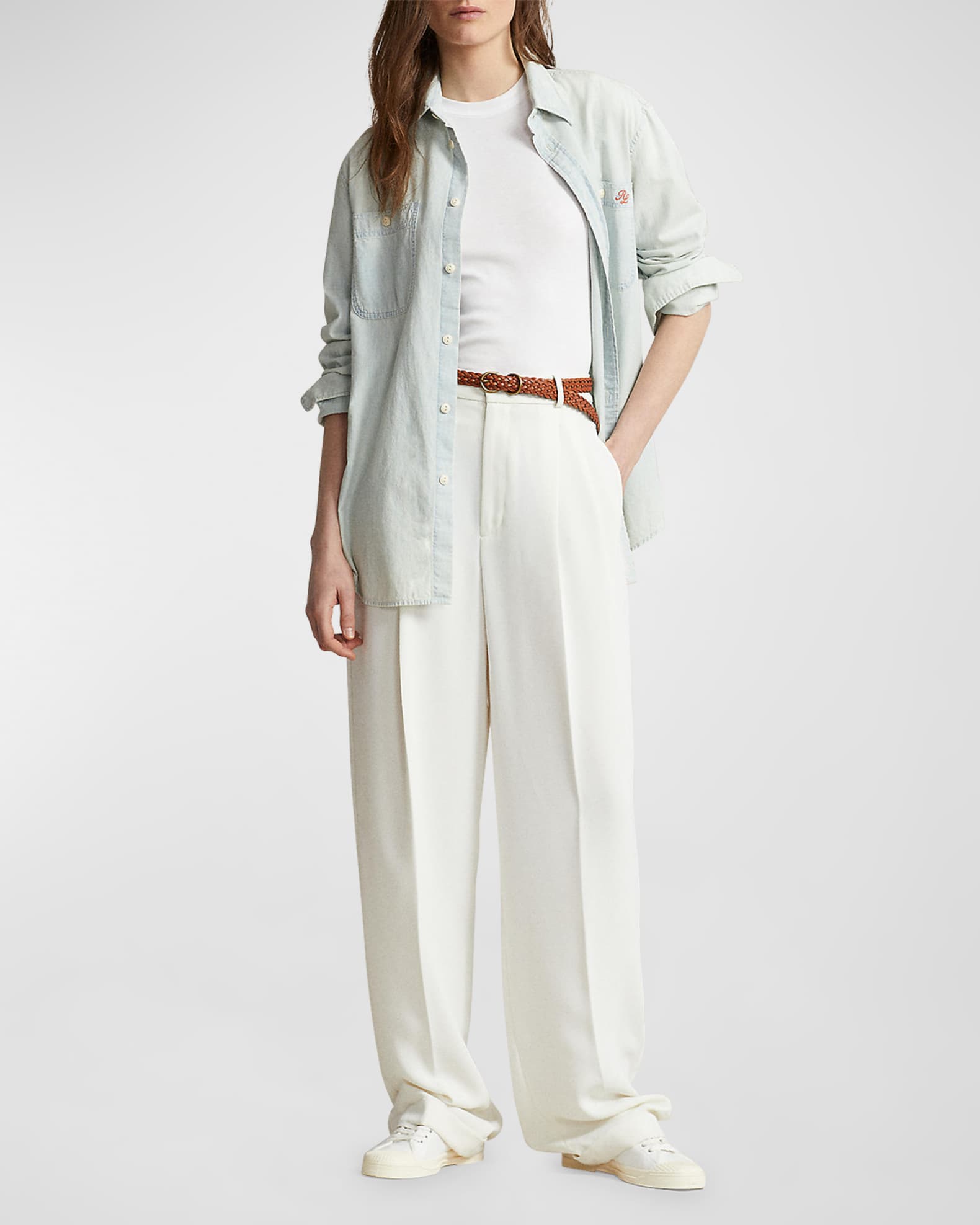 パンツ POLO RALPH LAUREN Woman Pants White 211977959 003 POLO RALPH LAUREN: Pants woman - White | Polo Ralph Lauren