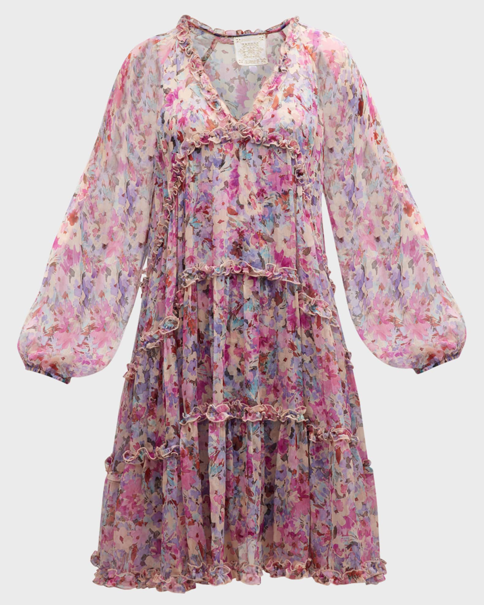 Johnny Was - PERRIE RUFFLE MINI DRESS
